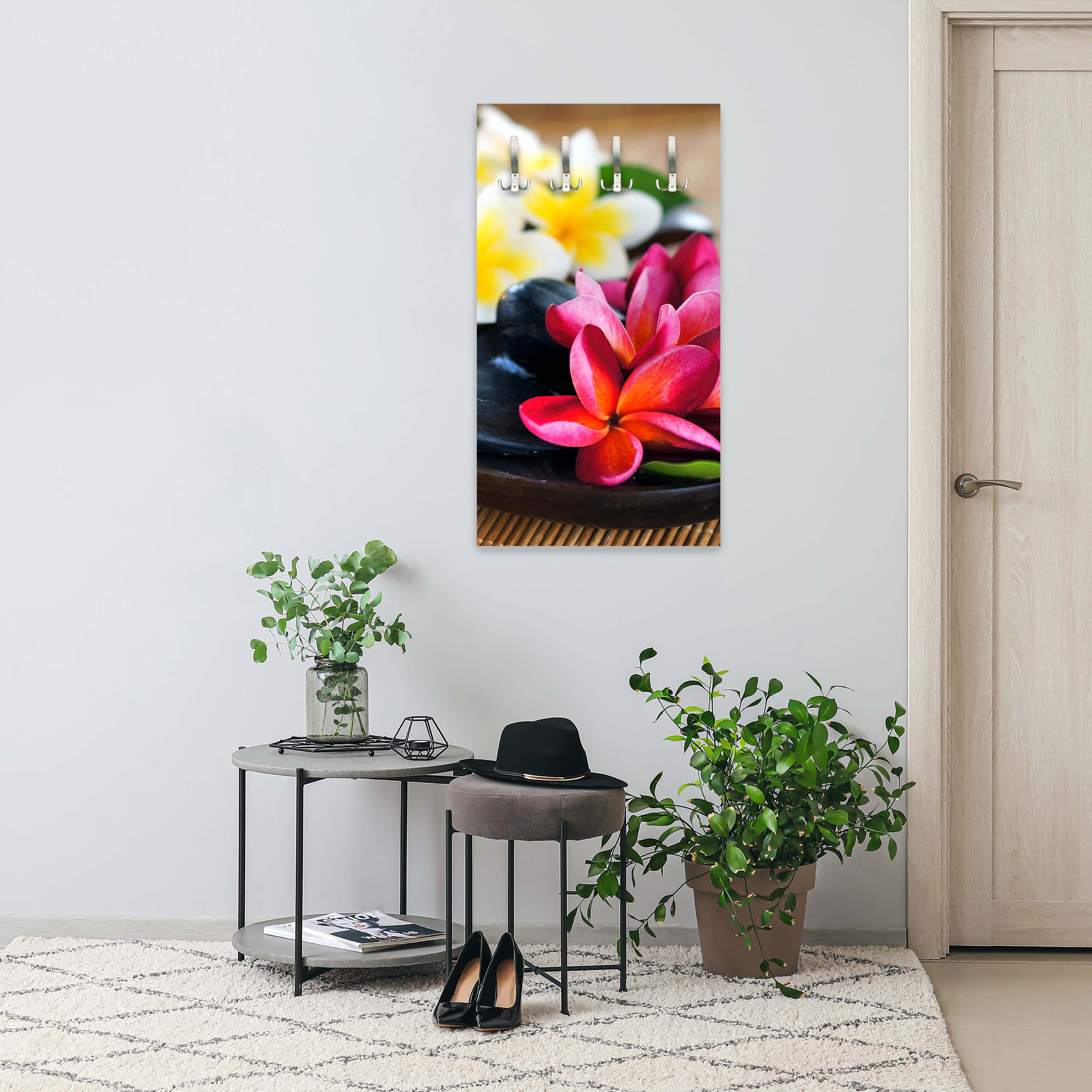 Garderobe Fangipani Blumen M0570 entdecken - Bild 2 Garderobe Fangipani Blumen M0570 entdecken - Bild 2