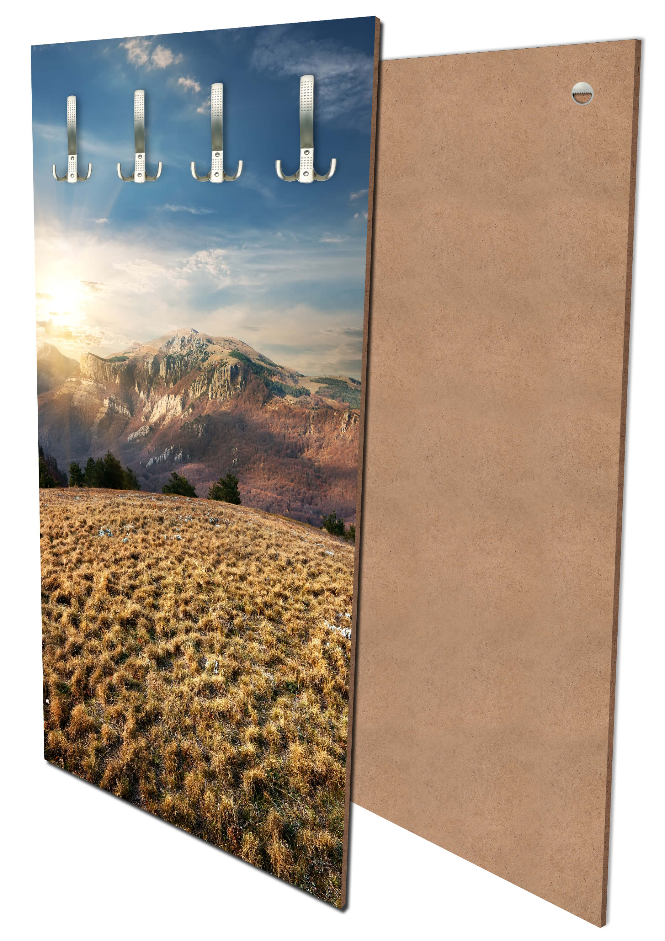 Garderobe Landschaft Wiese in den Bergen M0691 entdecken - Bild 1 Garderobe Landschaft Wiese in den Bergen M0691 entdecken - Bild 1