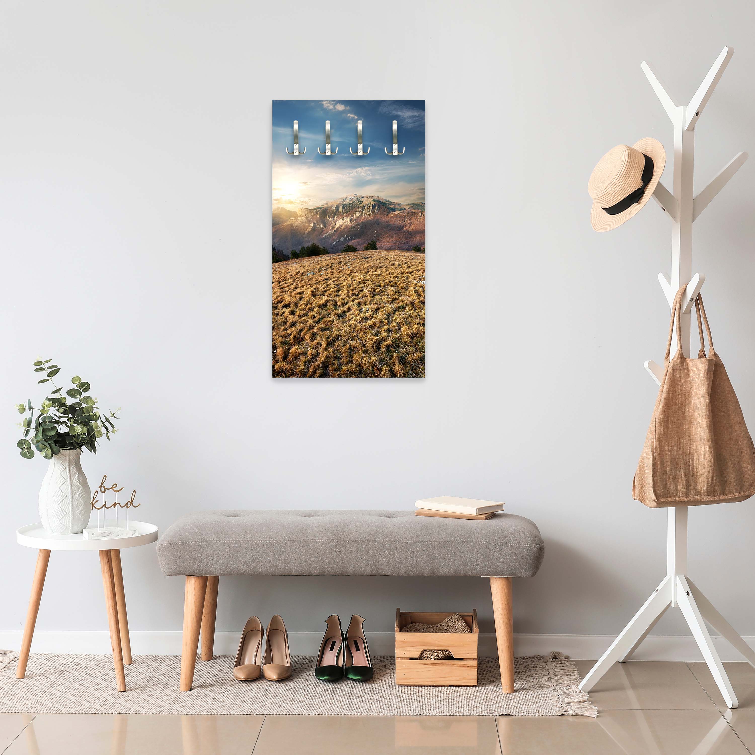 Garderobe Landschaft Wiese in den Bergen M0691 entdecken - Bild 2 Garderobe Landschaft Wiese in den Bergen M0691 entdecken - Bild 2