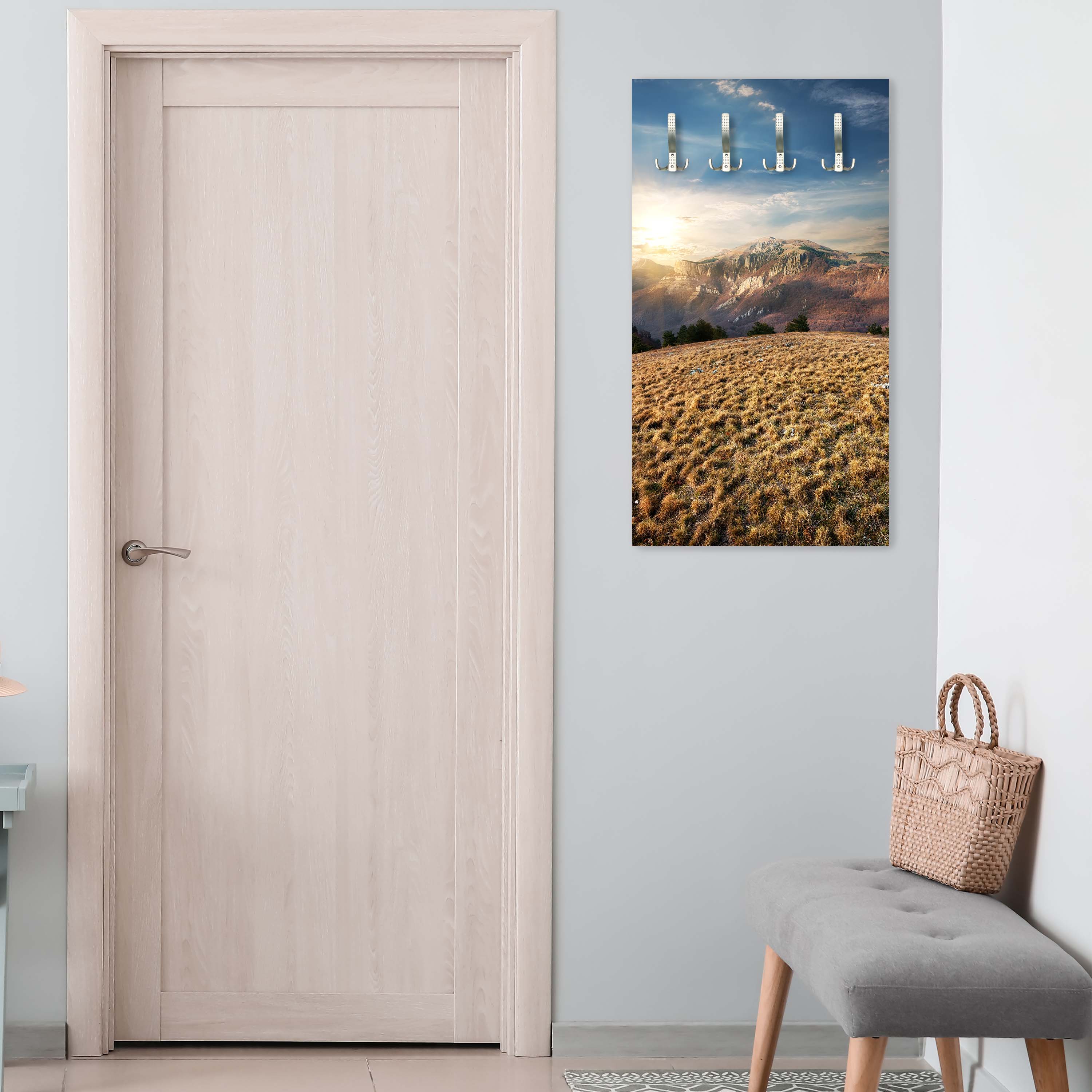 Garderobe Landschaft Wiese in den Bergen M0691 entdecken - Bild 3 Garderobe Landschaft Wiese in den Bergen M0691 entdecken - Bild 3