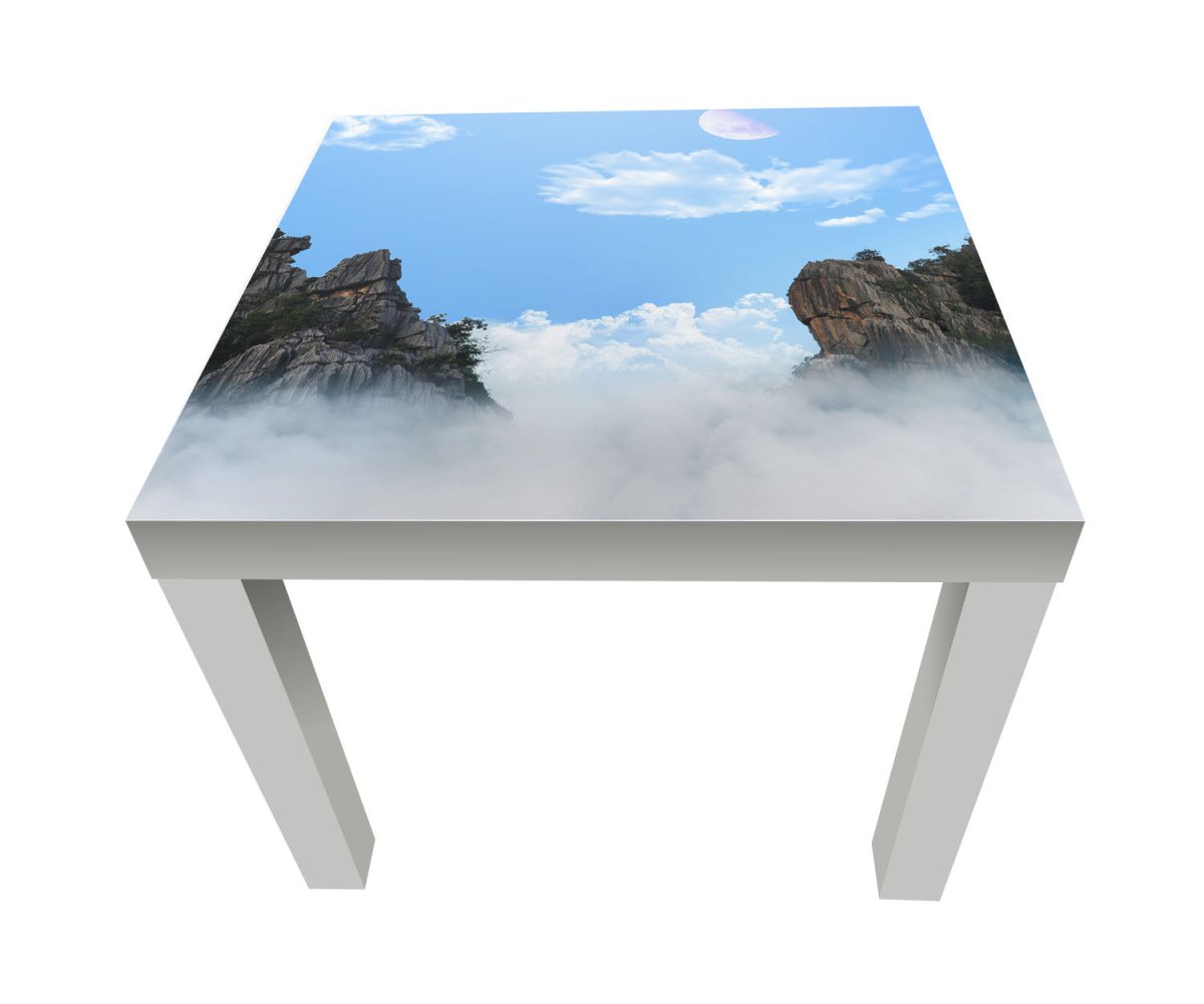 Beistelltisch Bergspitzen über die Wolken M0699 entdecken - Bild 1 Beistelltisch Bergspitzen über die Wolken M0699 entdecken - Bild 1