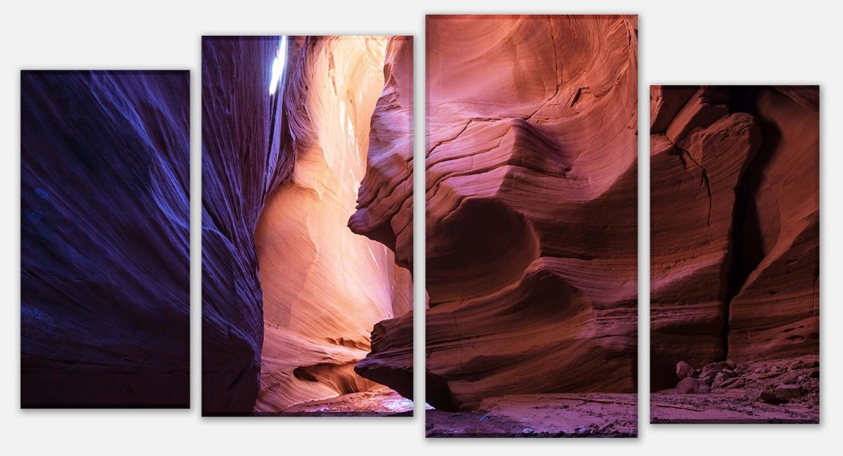Leinwandbild Mehrteiler Slot Canyon im Grand Escalante, USA M0709 Leinwandbild Mehrteiler Slot Canyon im Grand Escalante, USA M0709