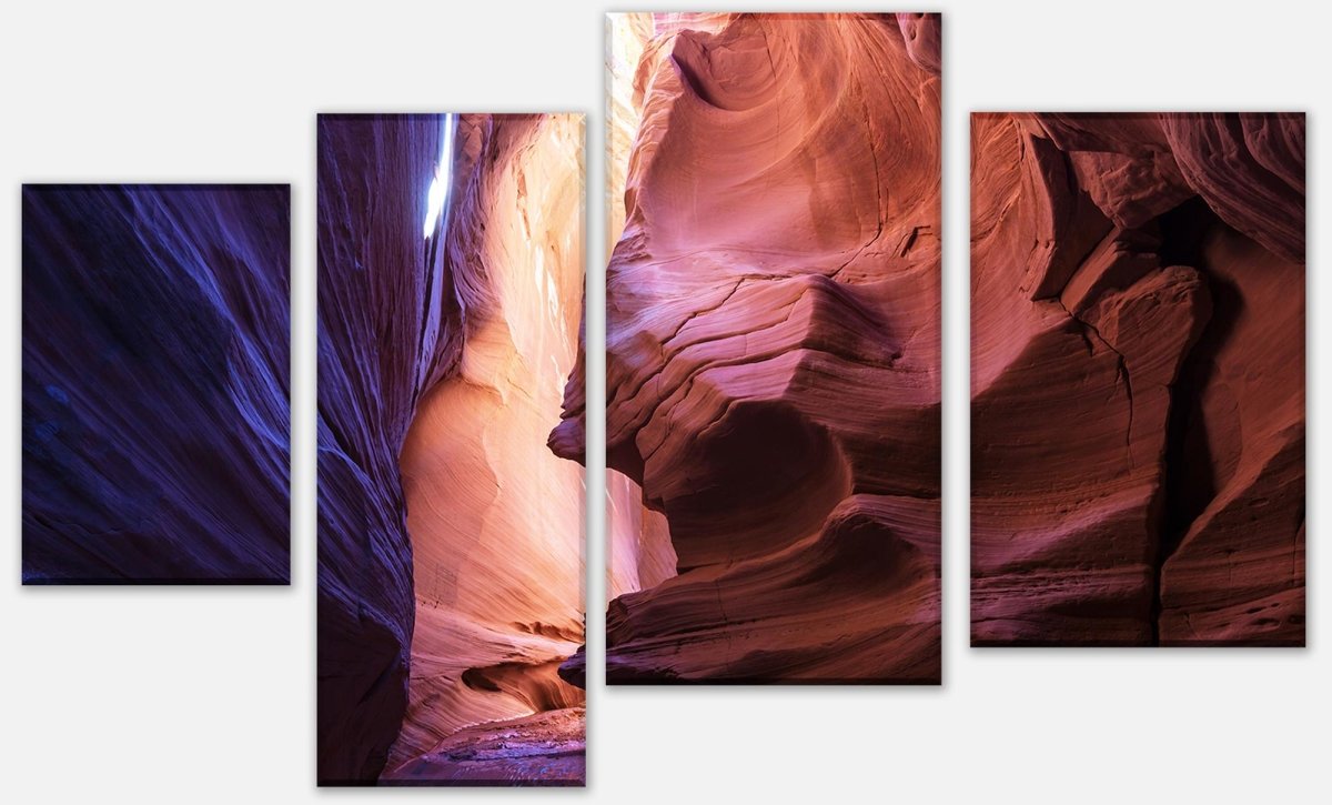 Leinwandbild Mehrteiler Slot Canyon im Grand Escalante, USA M0709 Leinwandbild Mehrteiler Slot Canyon im Grand Escalante, USA M0709