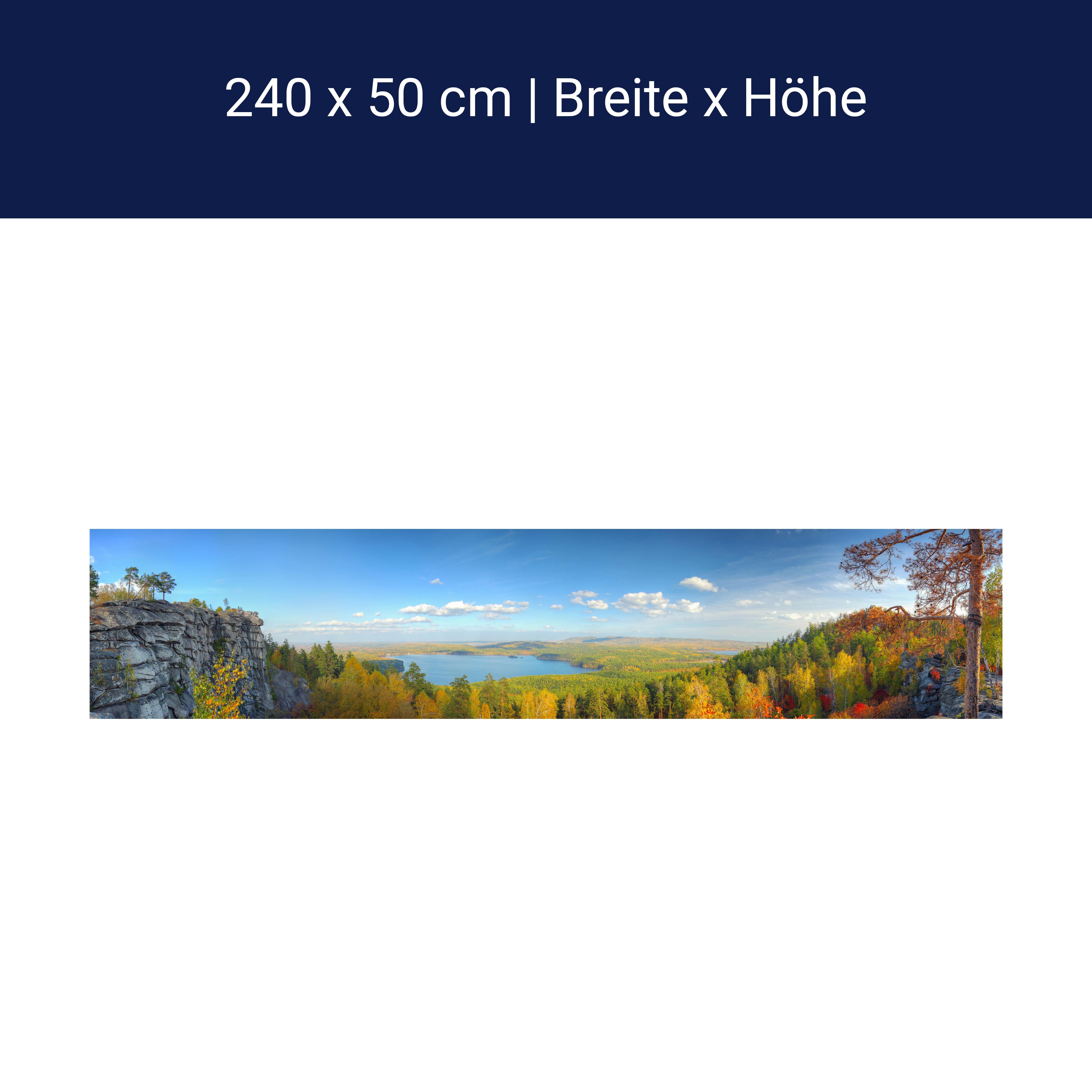 Küchenrückwand Herbstlandschaft mit Bergen und See M0717 Küchenrückwand Herbstlandschaft mit Bergen und See M0717