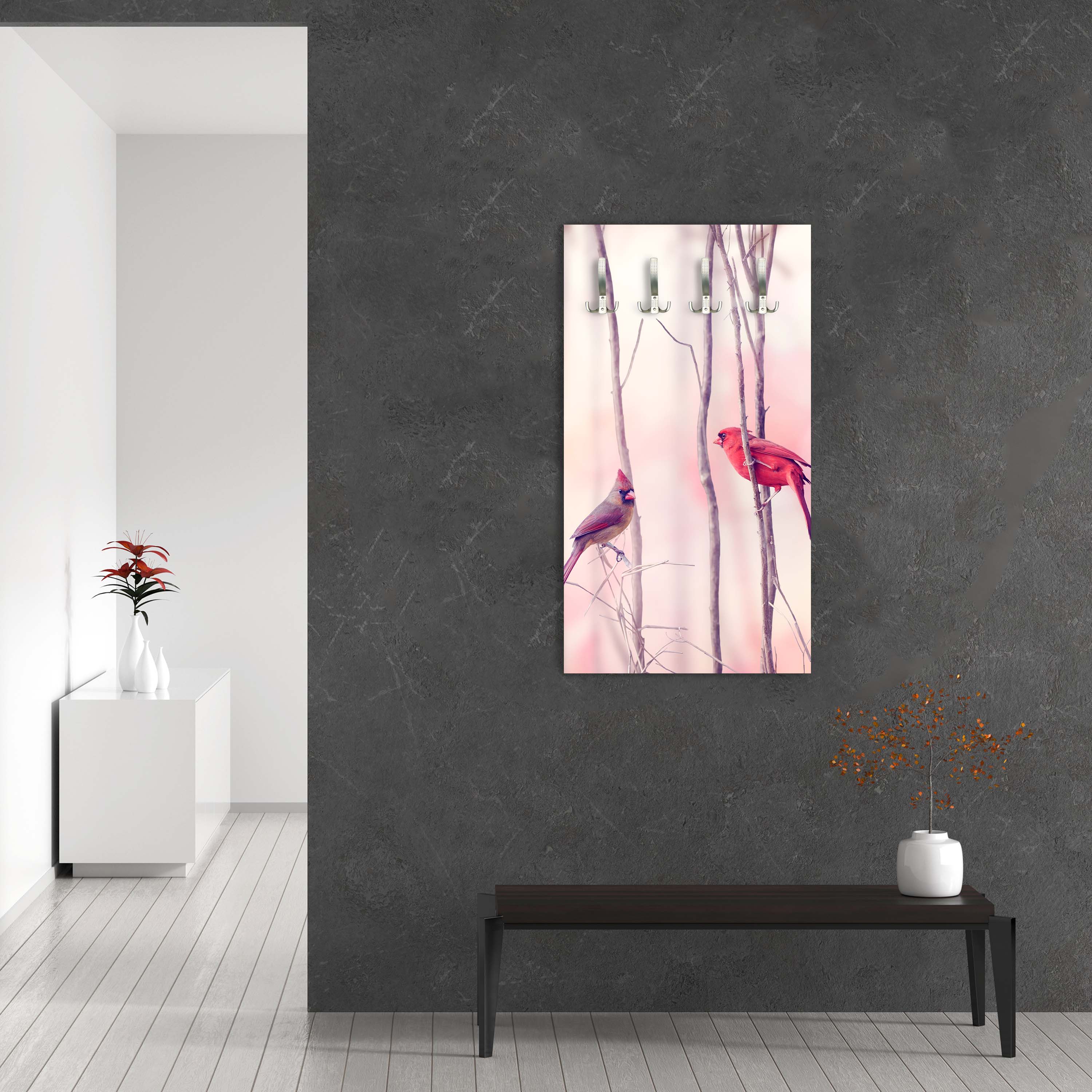 Garderobe Kardinalvögel M0718 entdecken - Bild 2 Garderobe Kardinalvögel M0718 entdecken - Bild 2