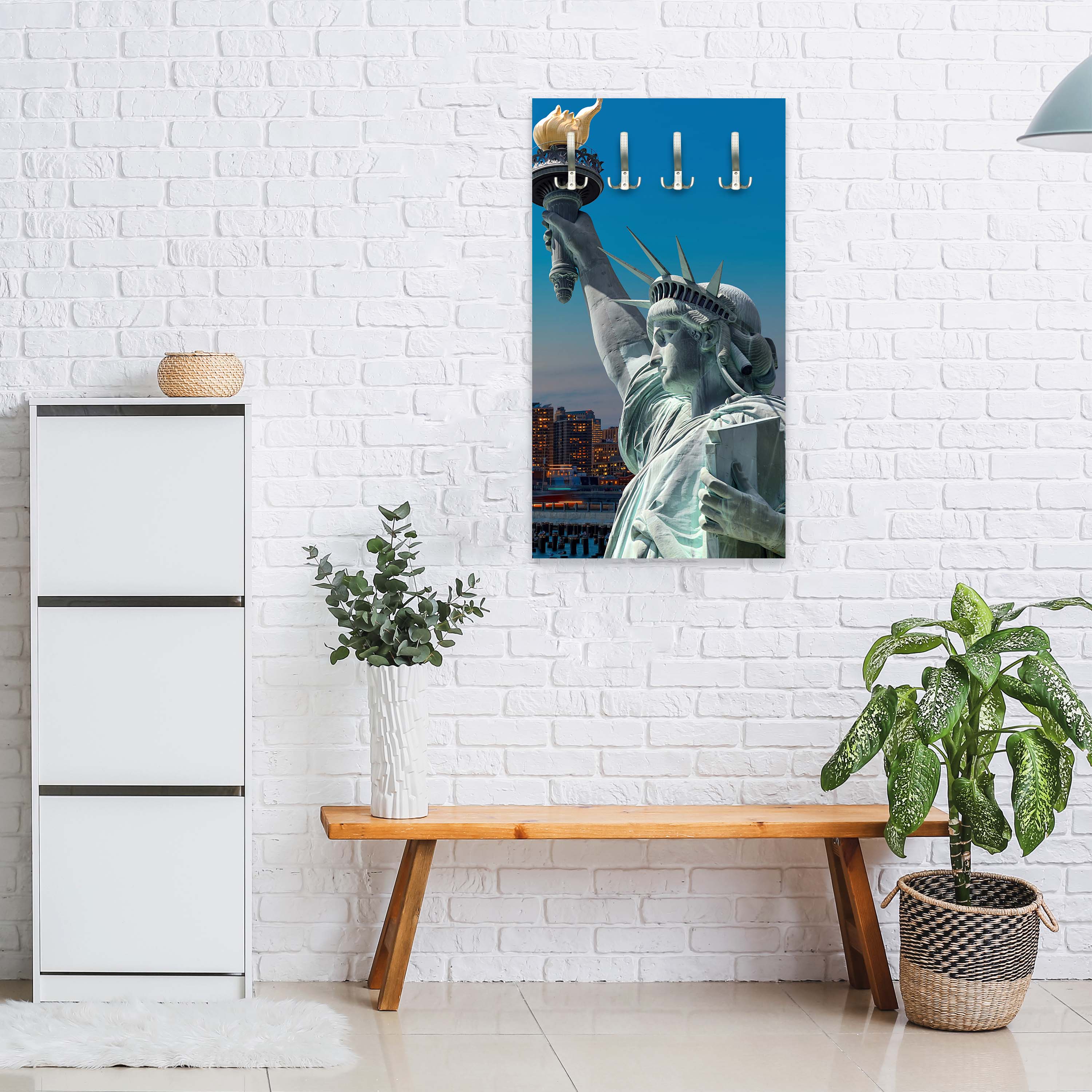 Garderobe New York Skyline Freiheitsstatue M0726 entdecken - Bild 5 Garderobe New York Skyline Freiheitsstatue M0726 entdecken - Bild 5