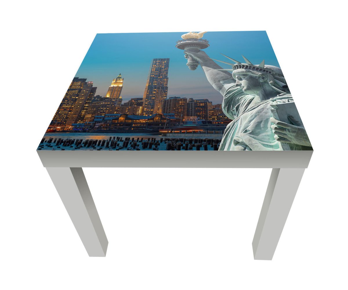 Beistelltisch New York Skyline Freiheitsstatue M0726 entdecken - Bild 1 Beistelltisch New York Skyline Freiheitsstatue M0726 entdecken - Bild 1