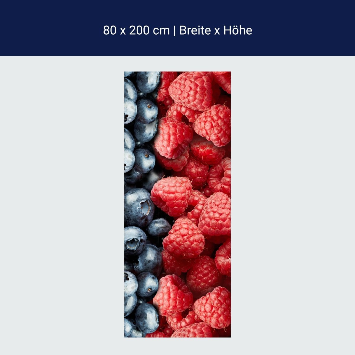 Duschwand Heidelbeeren und Himbeeren M0732 Duschwand Heidelbeeren und Himbeeren M0732