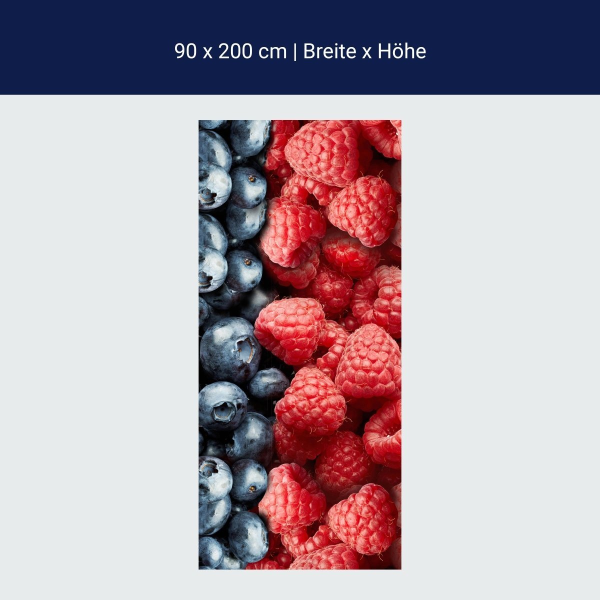 Duschwand Heidelbeeren und Himbeeren M0732 Duschwand Heidelbeeren und Himbeeren M0732