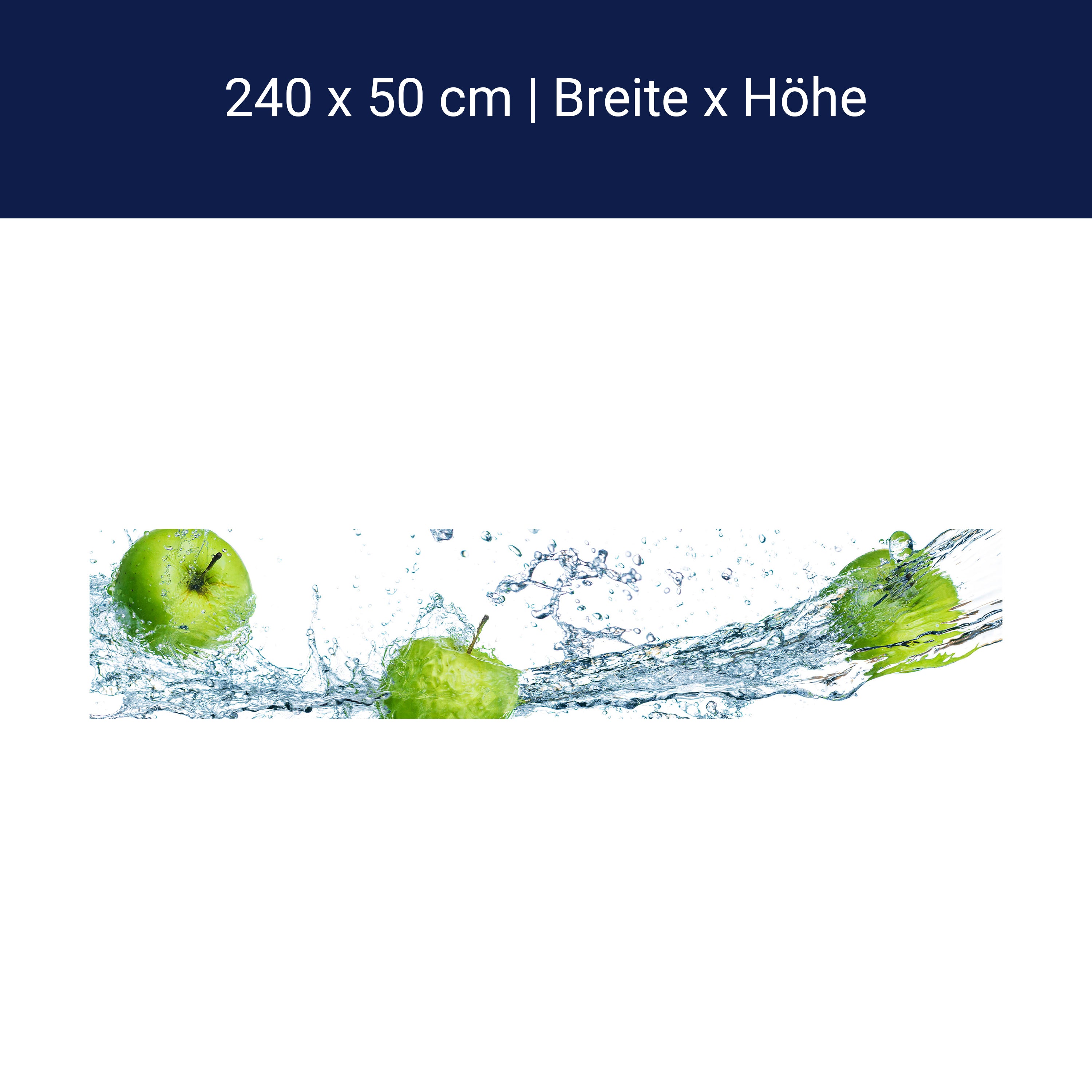Küchenrückwand grüner Apfel M0736 Küchenrückwand grüner Apfel M0736