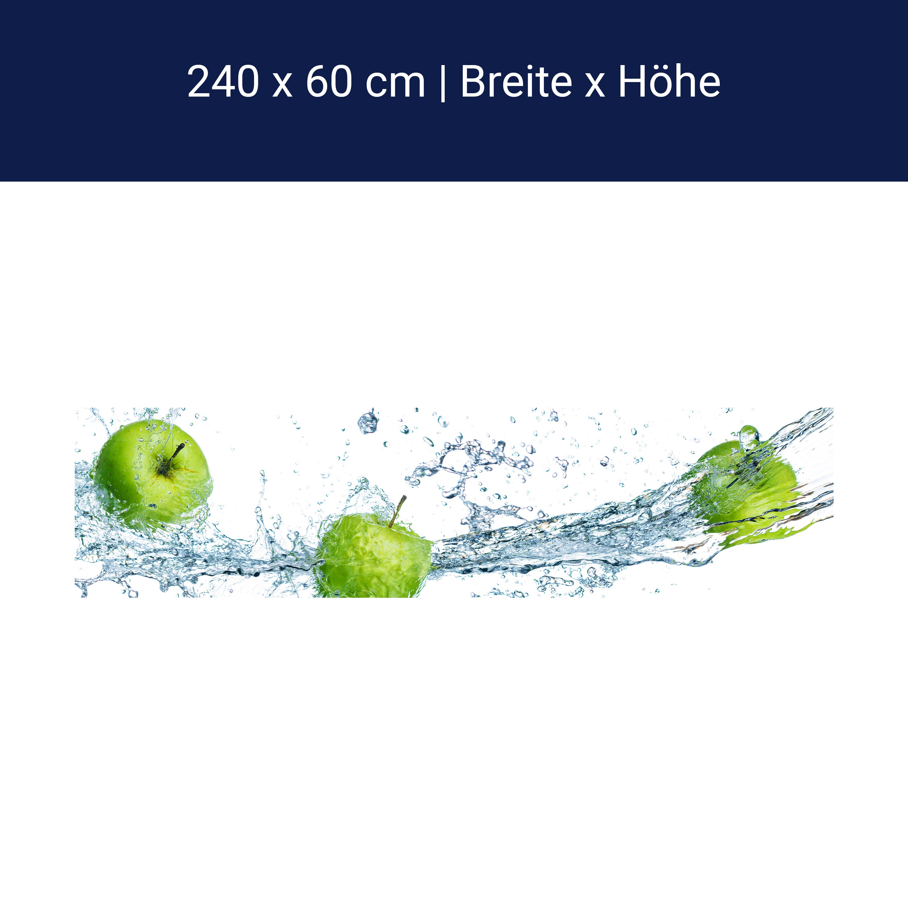 Küchenrückwand grüner Apfel M0736 Küchenrückwand grüner Apfel M0736