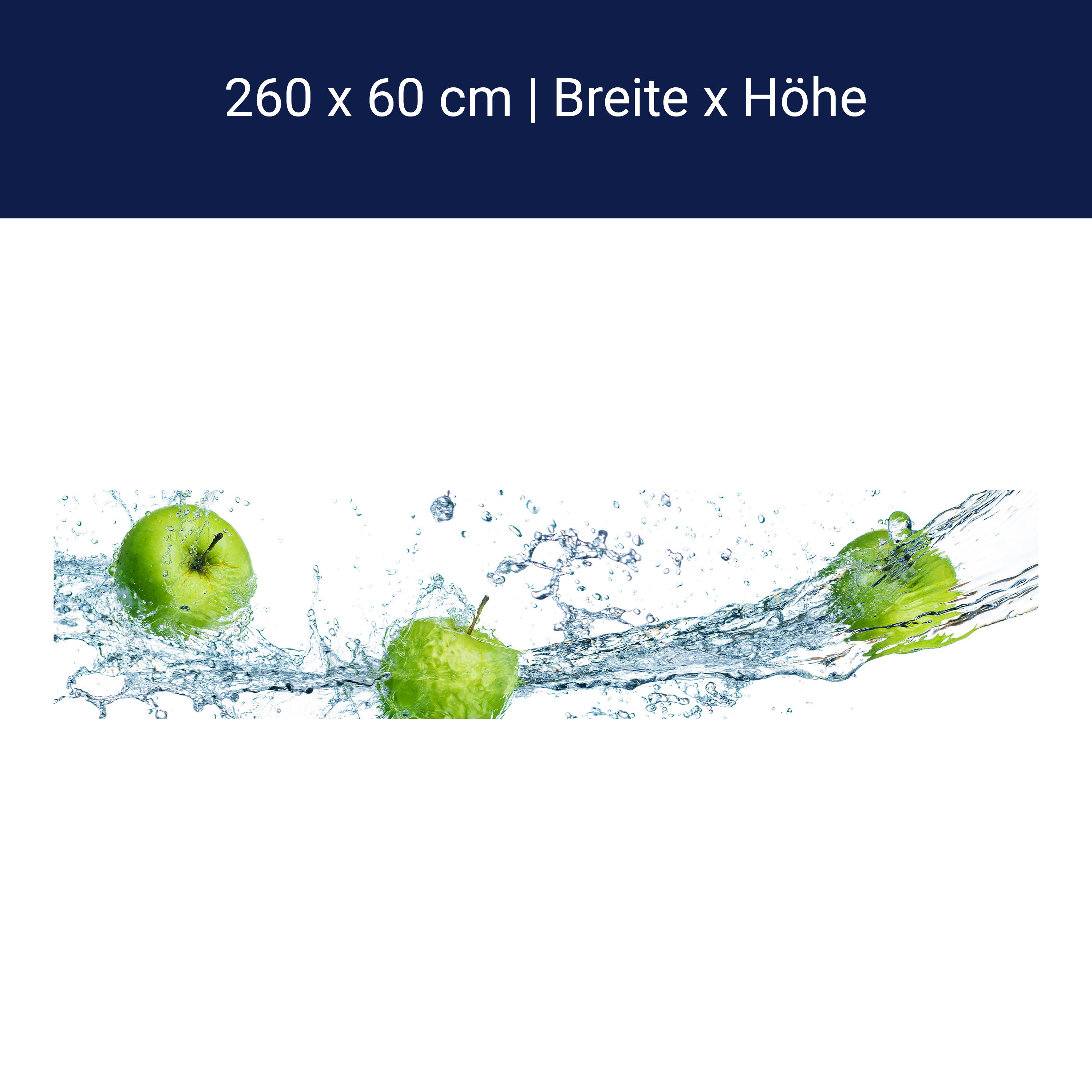 Küchenrückwand grüner Apfel M0736 Küchenrückwand grüner Apfel M0736