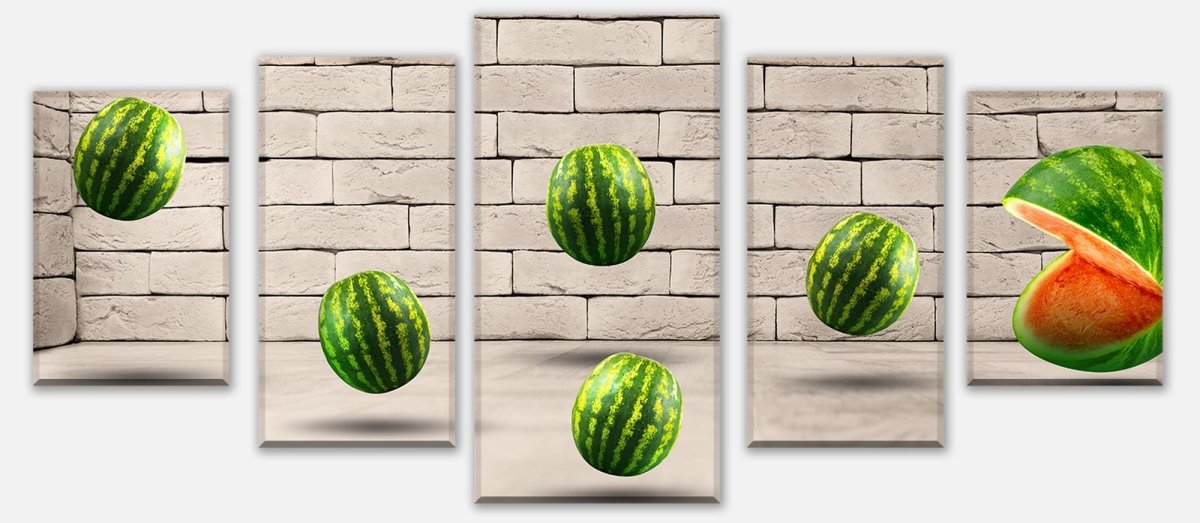 Leinwandbild Mehrteiler Pac - Melone M0739 entdecken - Bild 1 Leinwandbild Mehrteiler Pac - Melone M0739 entdecken - Bild 1