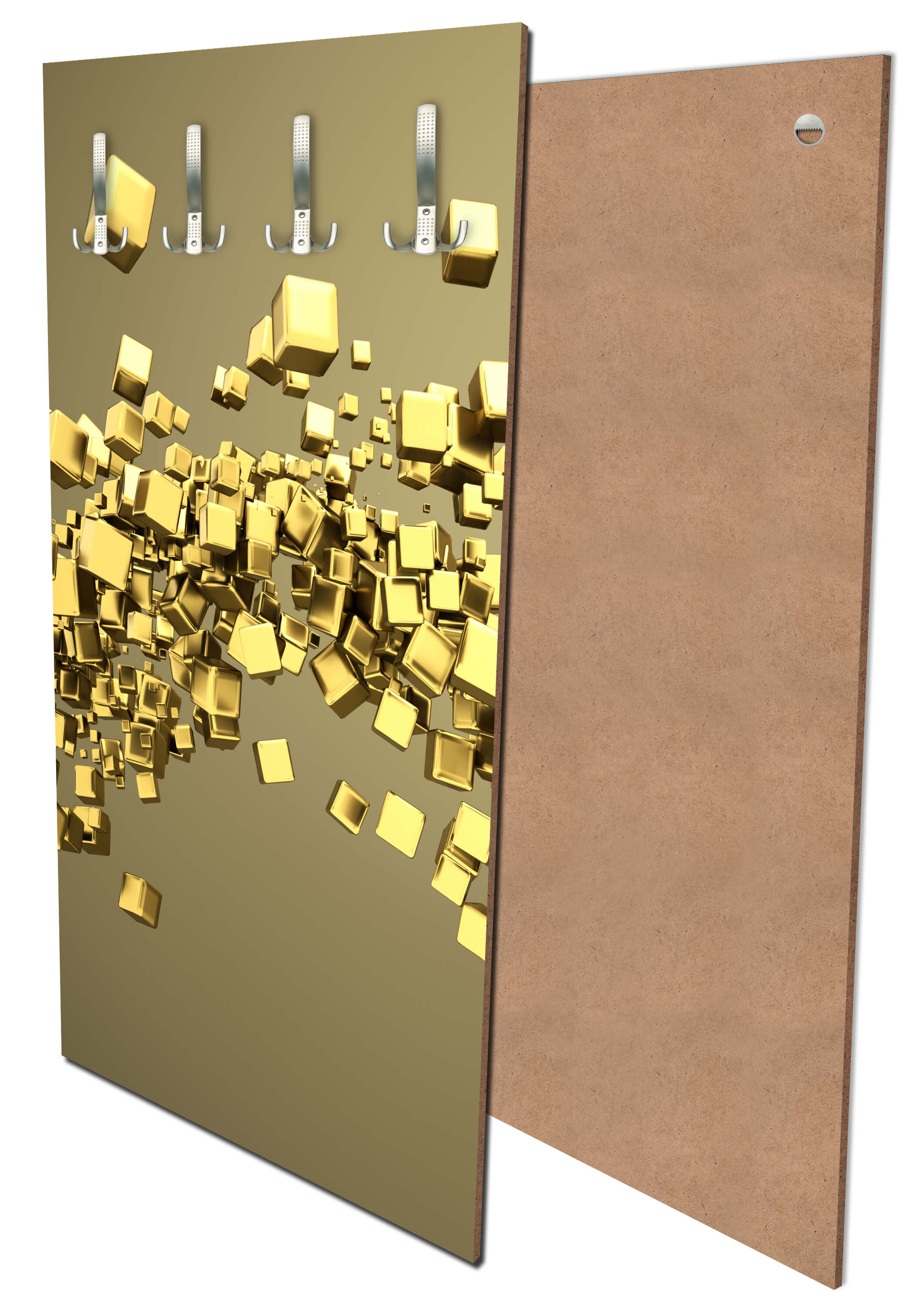 Garderobe Golden Cubes Hintergrund M0765 entdecken - Bild 1