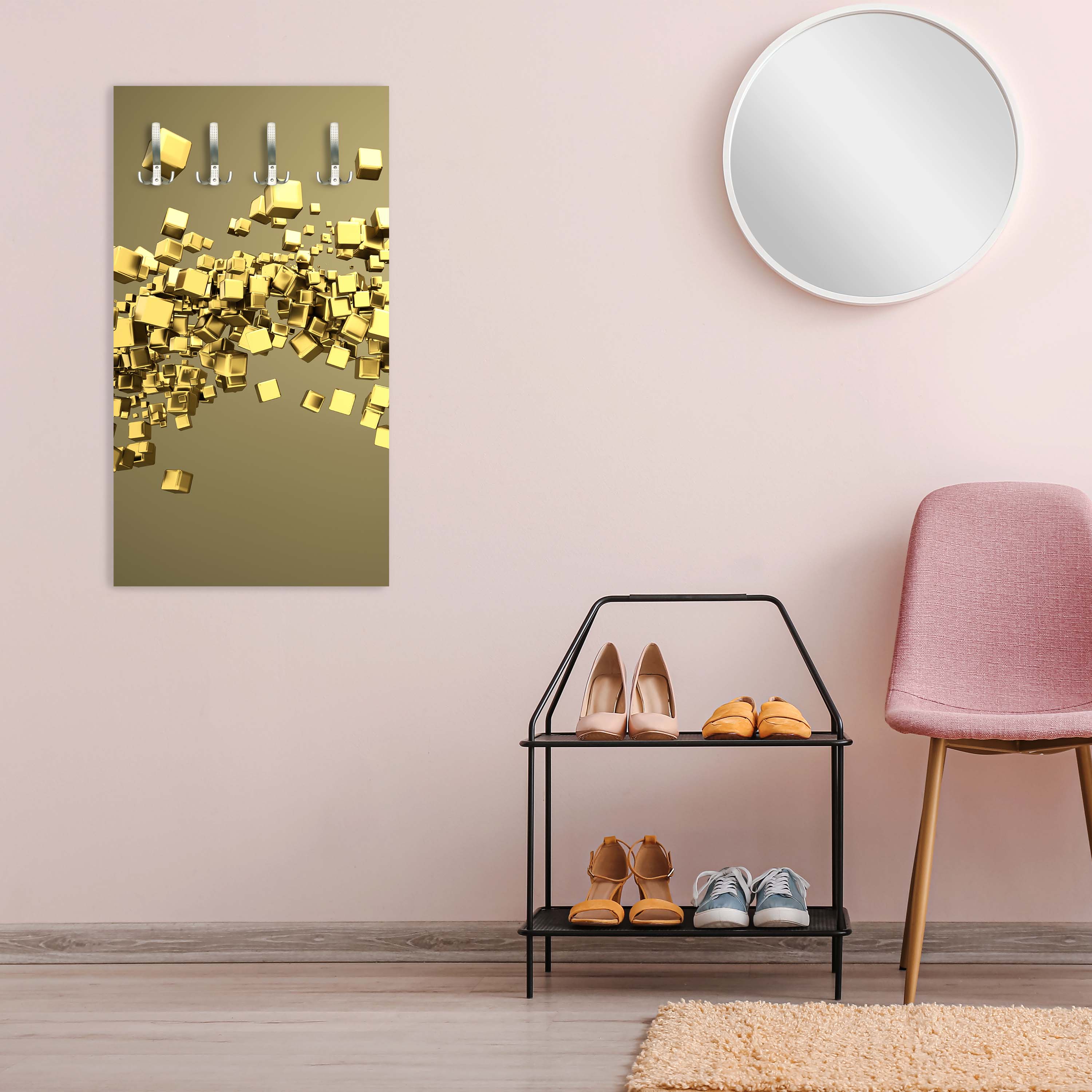 Garderobe Golden Cubes Hintergrund M0765 entdecken - Bild 6 Garderobe Golden Cubes Hintergrund M0765 entdecken - Bild 6