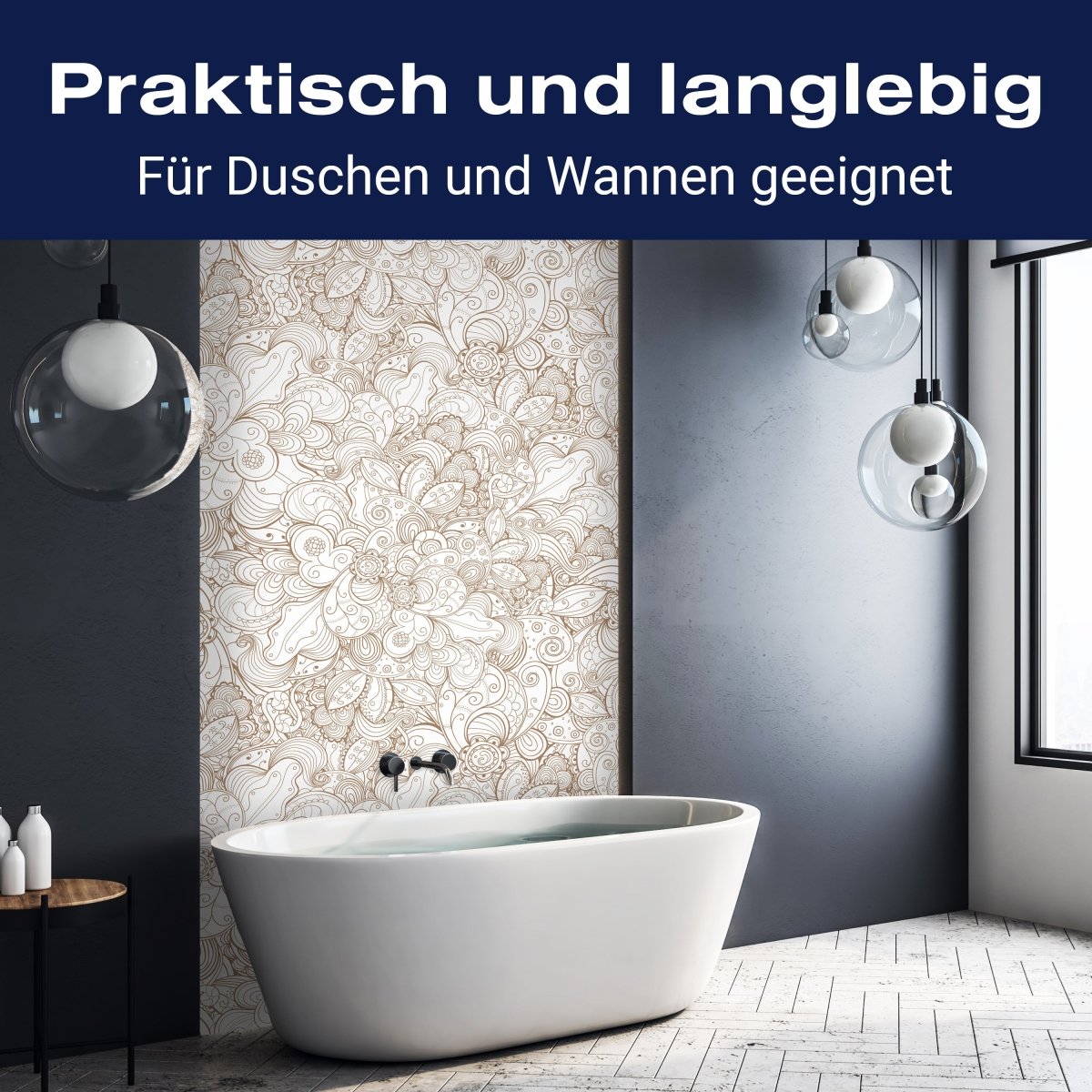 Duschwand Floral abstrakten Hintergrund M0775 entdecken - Bild 3 Duschwand Floral abstrakten Hintergrund M0775 entdecken - Bild 3