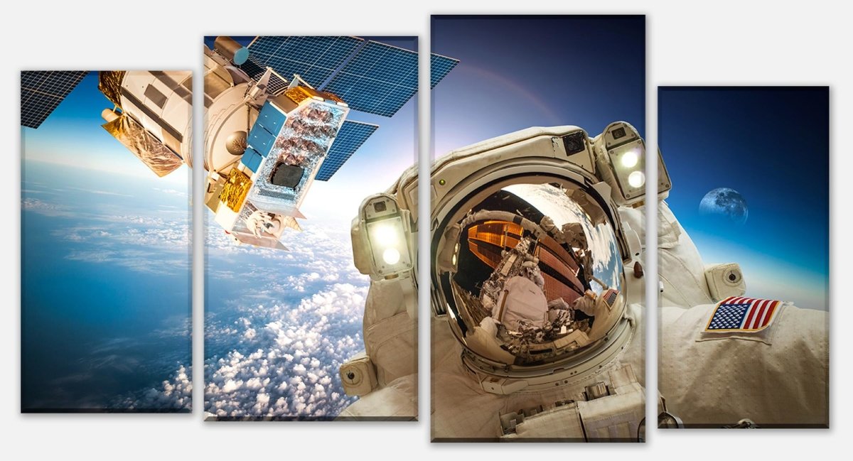 Leinwandbild Mehrteiler Astronaut M0780 Leinwandbild Mehrteiler Astronaut M0780
