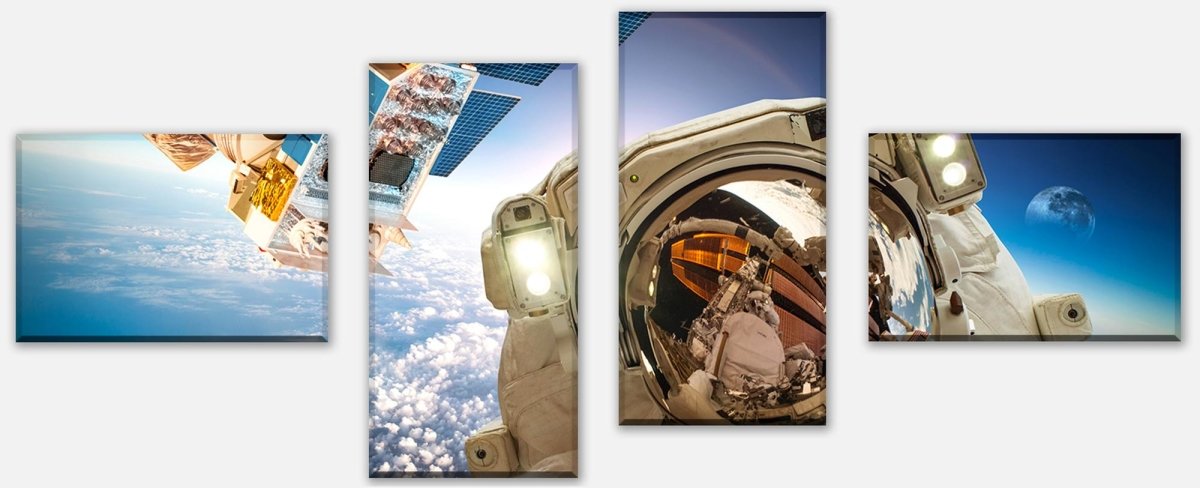 Leinwandbild Mehrteiler Astronaut M0780 Leinwandbild Mehrteiler Astronaut M0780