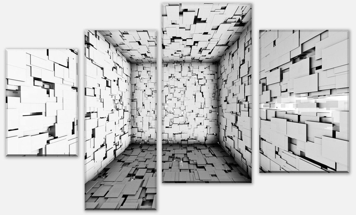 Leinwandbild Mehrteiler abstrakte Erweiterung des Raumes M0786 Leinwandbild Mehrteiler abstrakte Erweiterung des Raumes M0786