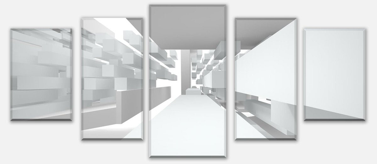 Leinwandbild Mehrteiler Abstrakte weiße Architektur M0787 entdecken - Bild 1 Leinwandbild Mehrteiler Abstrakte weiße Architektur M0787 entdecken - Bild 1