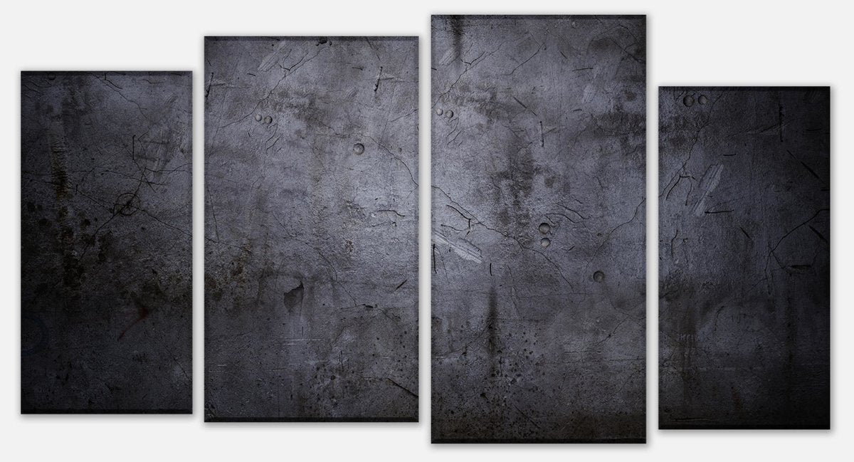 Leinwandbild Mehrteiler Schwarze Wand M0788 Leinwandbild Mehrteiler Schwarze Wand M0788