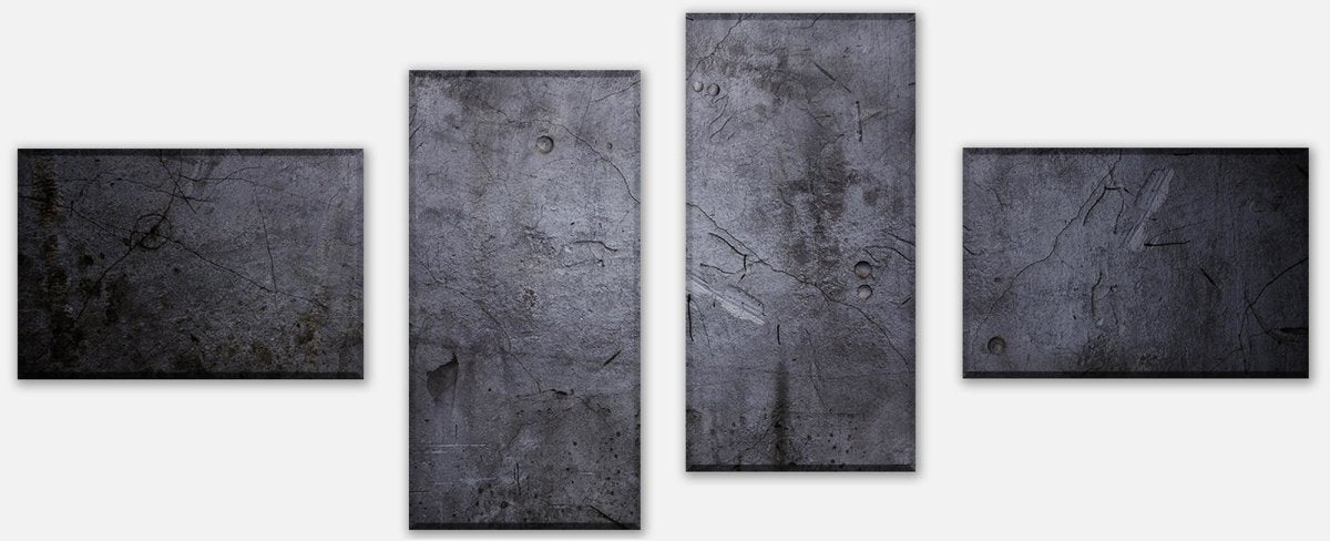Leinwandbild Mehrteiler Schwarze Wand M0788 Leinwandbild Mehrteiler Schwarze Wand M0788