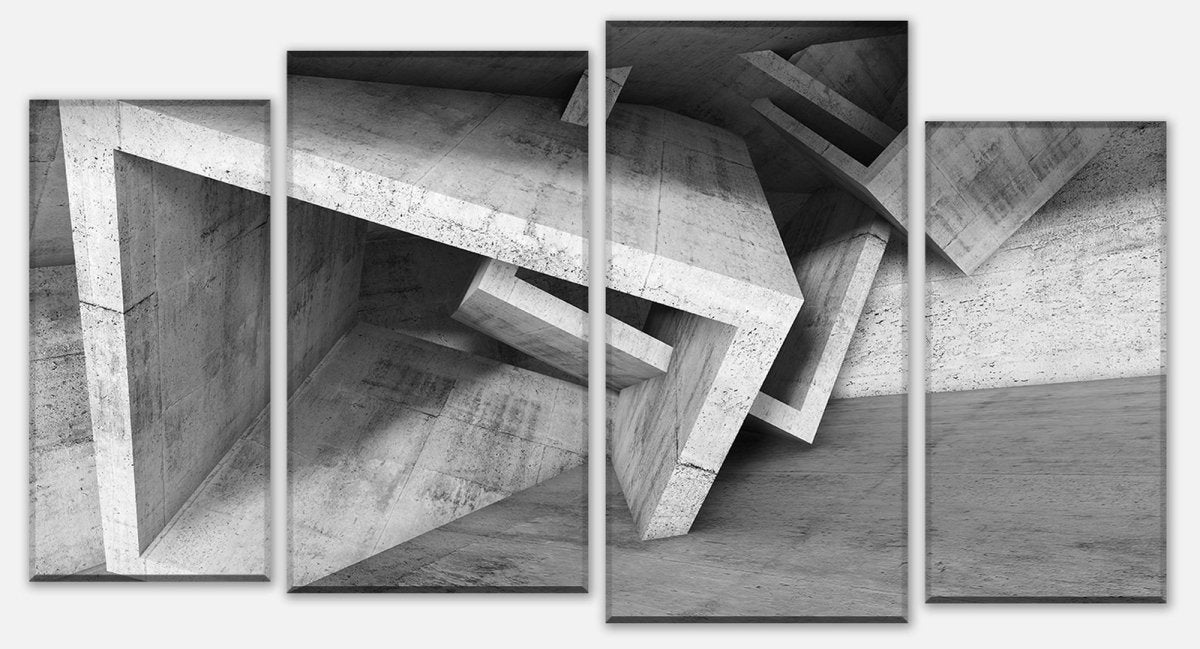 Leinwandbild Mehrteiler Konkrete Architektur Hintergrund M0796 Leinwandbild Mehrteiler Konkrete Architektur Hintergrund M0796