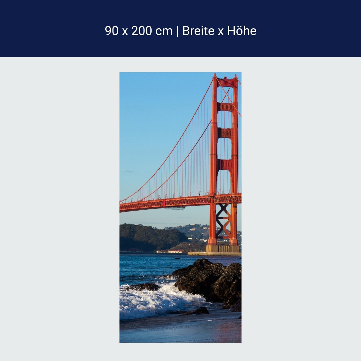 Türtapete Golden Gate Bridge M0805