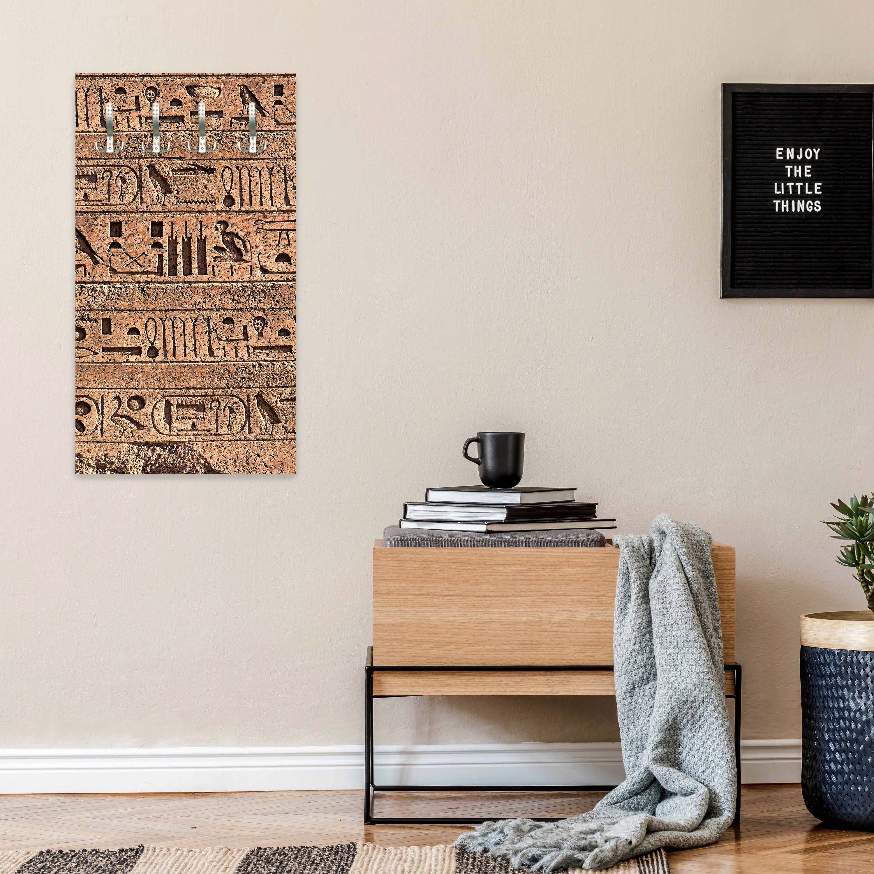 Garderobe Ägyptische Hieroglyphen auf einer alten Mauer M0806 entdecken - Bild 2 Garderobe Ägyptische Hieroglyphen auf einer alten Mauer M0806 entdecken - Bild 2