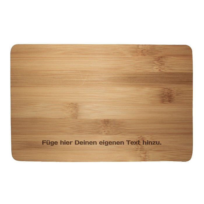 Frühstücksbrettchen mit eigenem Text M0811 - Bild 1 Frühstücksbrettchen mit eigenem Text M0811 - Bild 1