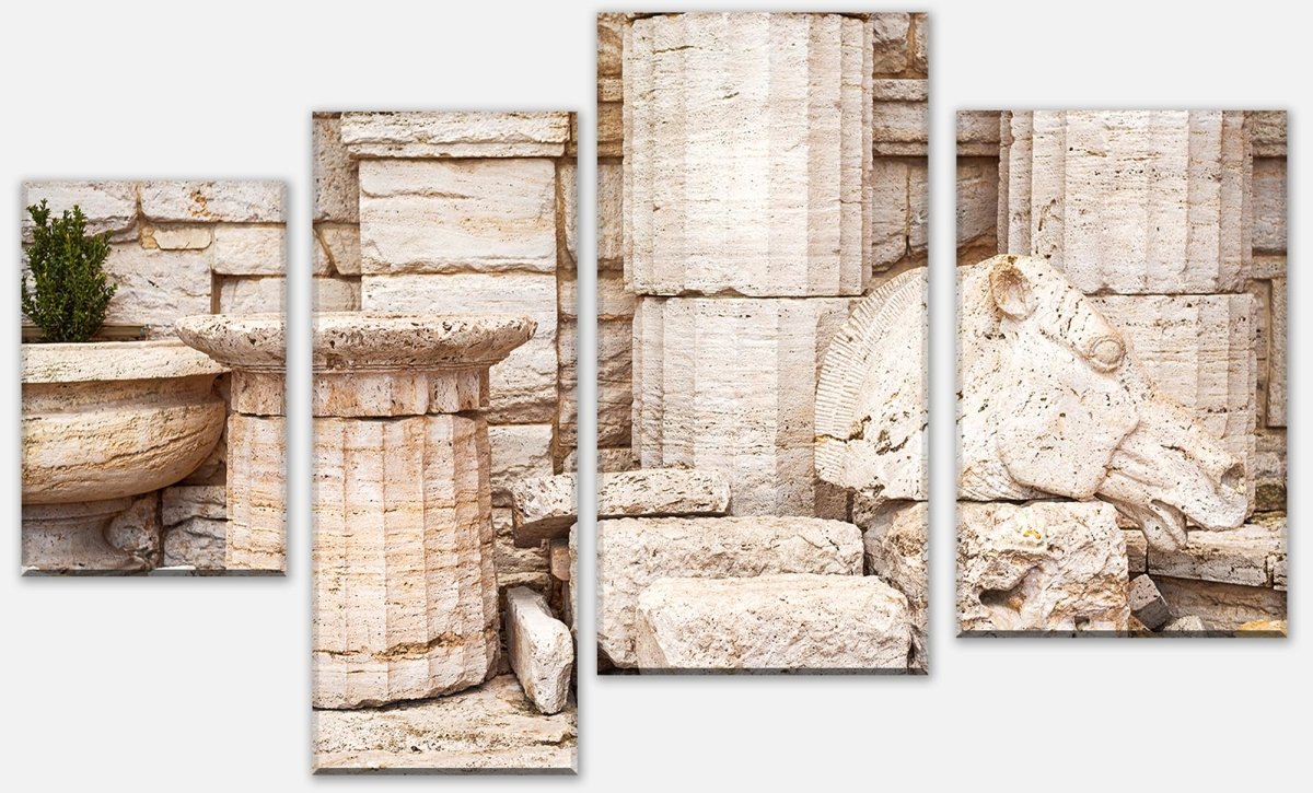 Leinwandbild Mehrteiler alte griechische säulen M0825 Leinwandbild Mehrteiler alte griechische säulen M0825