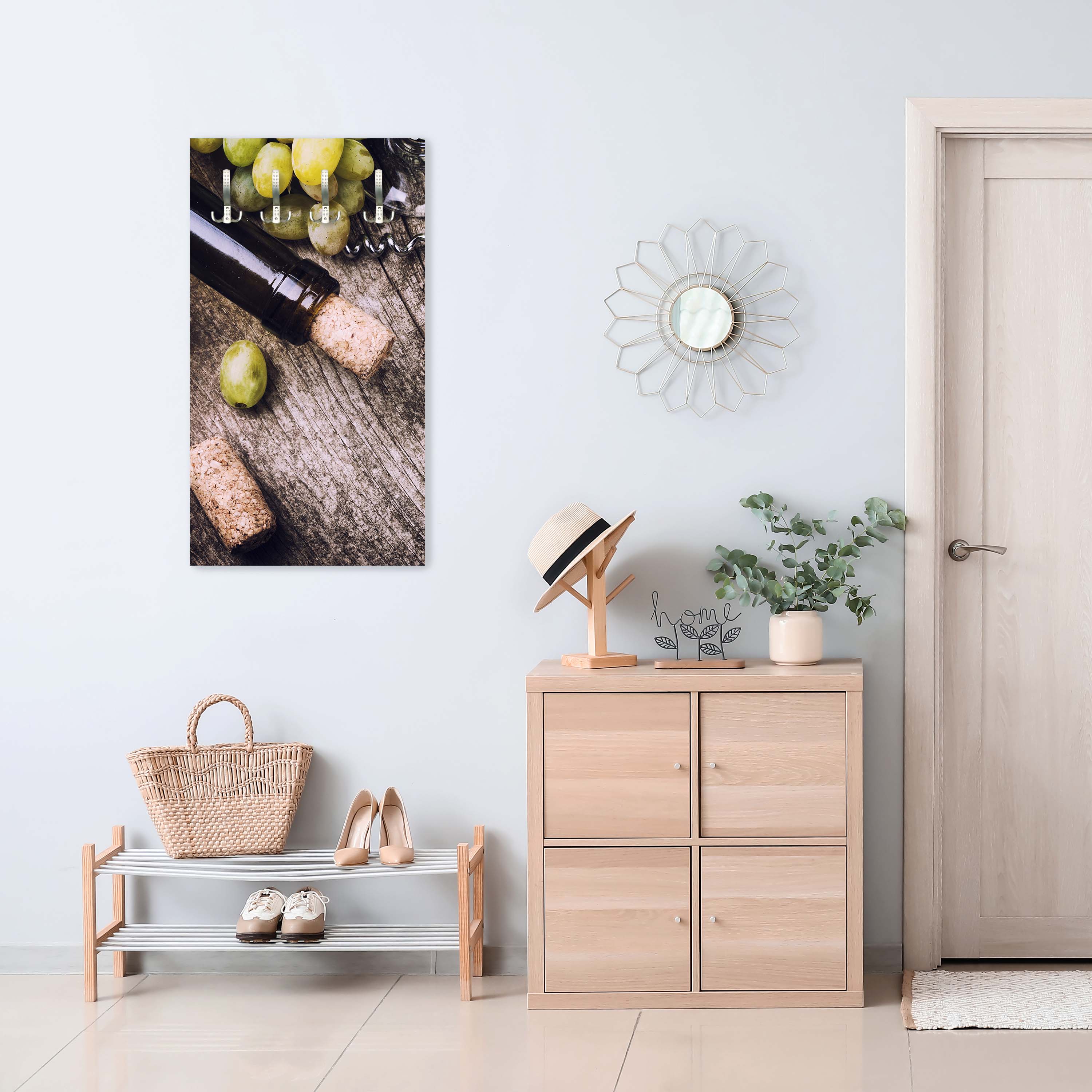 Garderobe Traube und Korken auf alten hölzernen Hintergrund M0839 entdecken - Bild 6 Garderobe Traube und Korken auf alten hölzernen Hintergrund M0839 entdecken - Bild 6