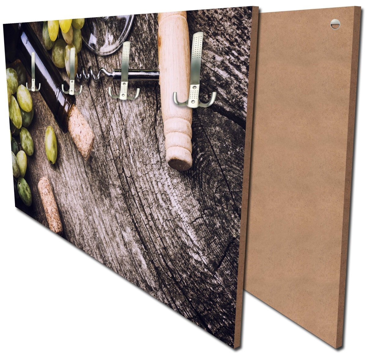 Garderobe Traube und Korken auf alten hölzernen Hintergrund M0839 Garderobe Traube und Korken auf alten hölzernen Hintergrund M0839