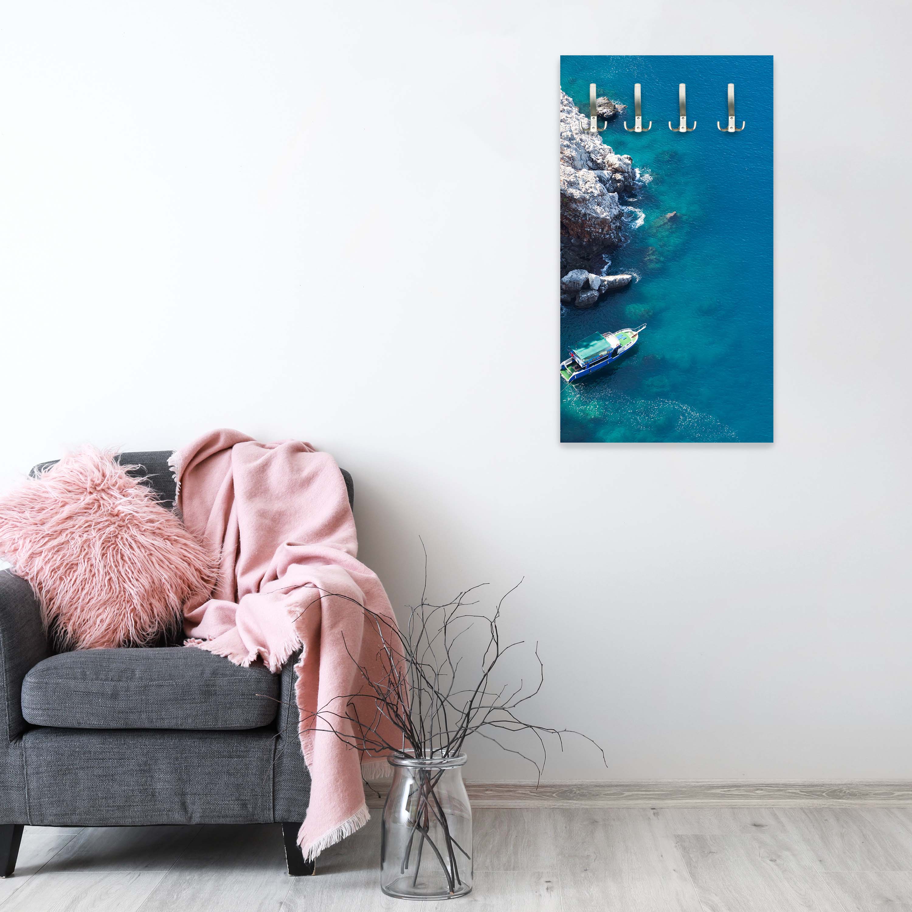 Garderobe Boot am blauen Meer M0869 entdecken - Bild 5 Garderobe Boot am blauen Meer M0869 entdecken - Bild 5