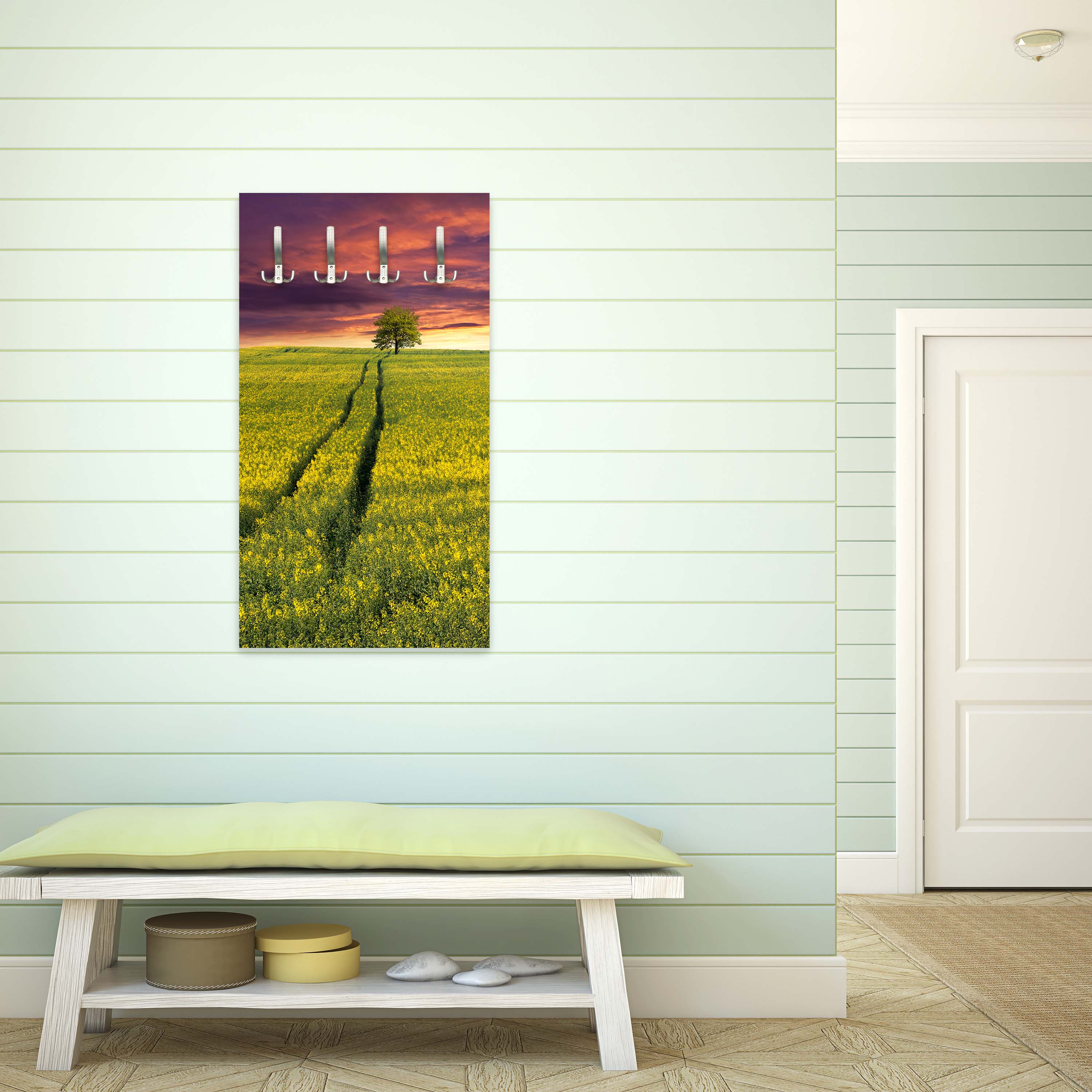 Garderobe Landschaft mit einem Feld von gelben Blumen M0874 entdecken - Bild 2 Garderobe Landschaft mit einem Feld von gelben Blumen M0874 entdecken - Bild 2