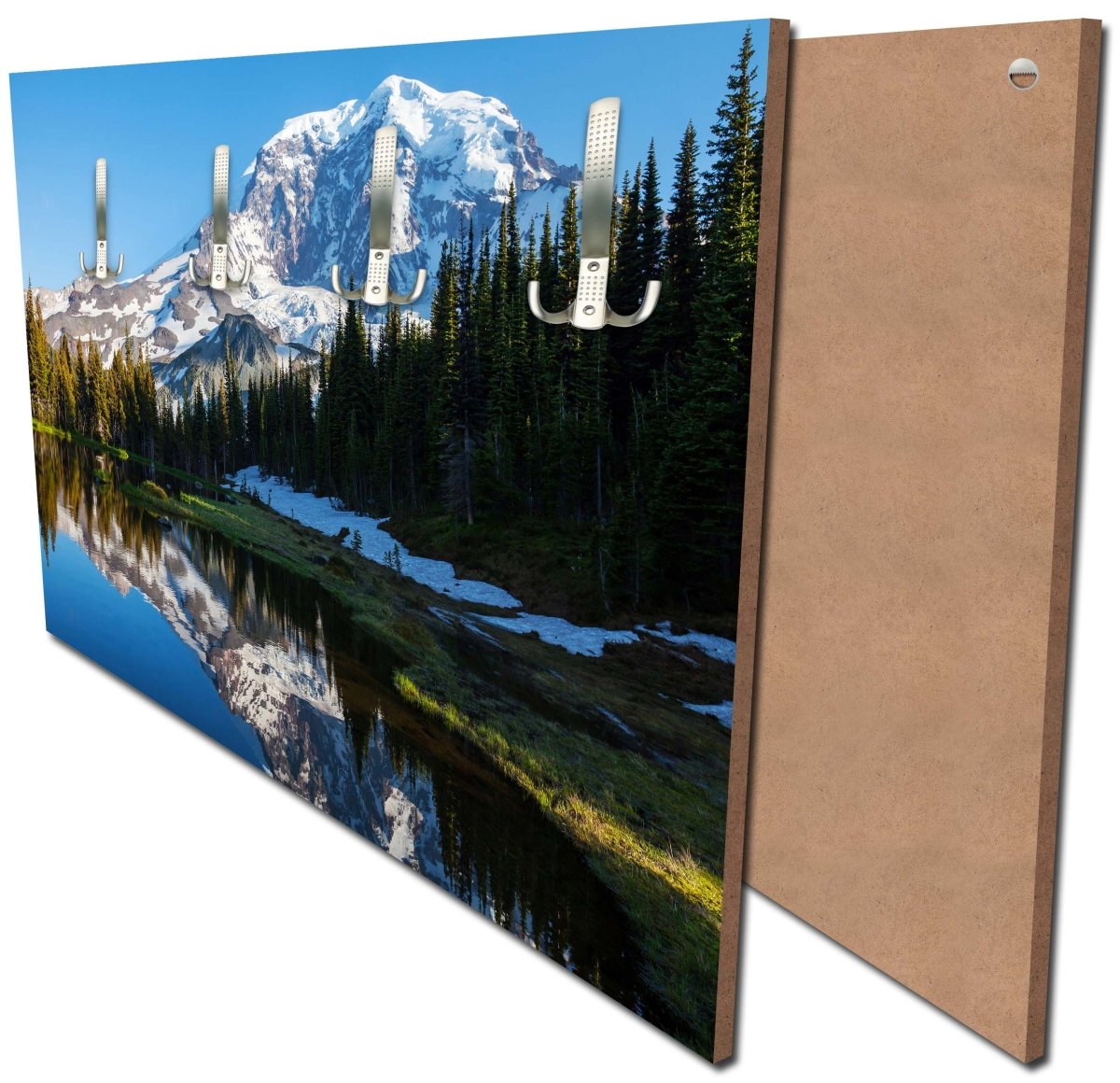 Garderobe Wald mit einem See auf einer Berglandschaft M0880 Garderobe Wald mit einem See auf einer Berglandschaft M0880