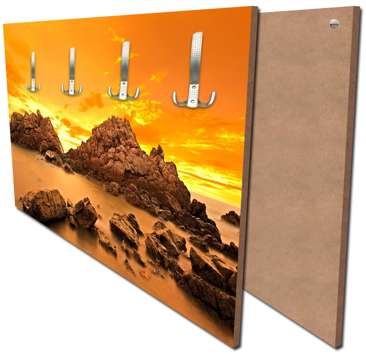 Garderobe Bunter Himmel und Gruppe von Felsen M0893 Garderobe Bunter Himmel und Gruppe von Felsen M0893