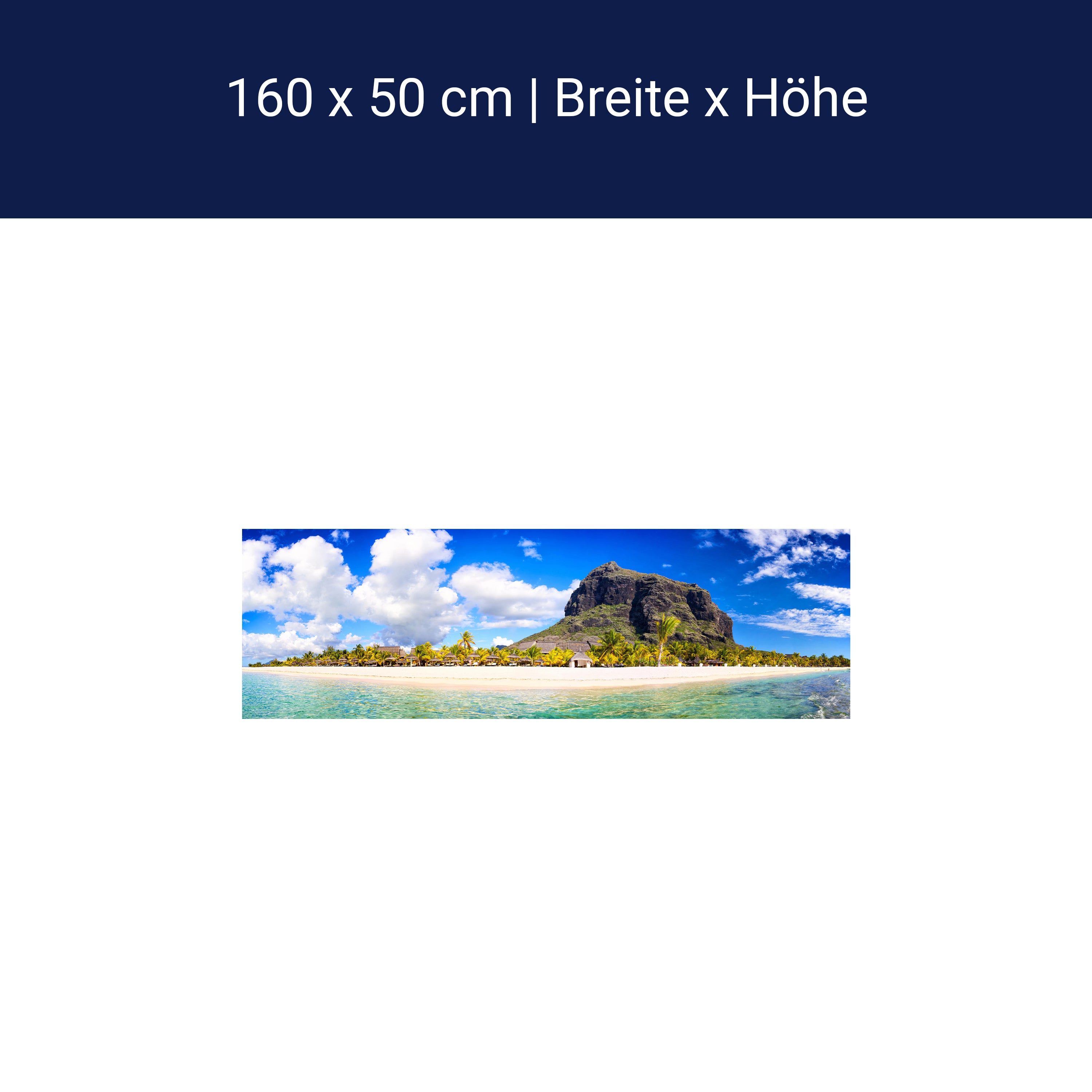 Küchenrückwand Le Morne Brabant, Mauritius M0897 Küchenrückwand Le Morne Brabant, Mauritius M0897