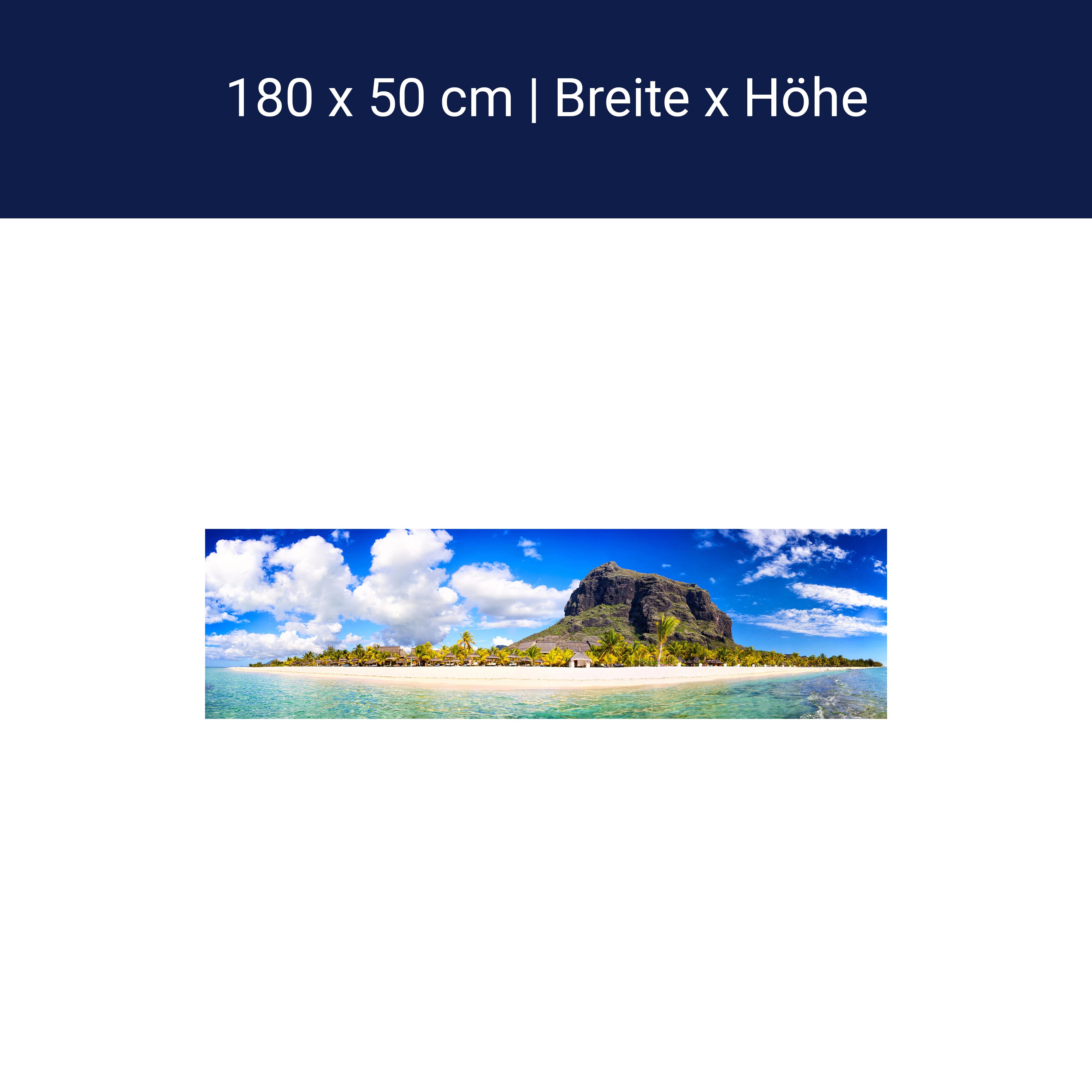 Küchenrückwand Le Morne Brabant, Mauritius M0897 Küchenrückwand Le Morne Brabant, Mauritius M0897