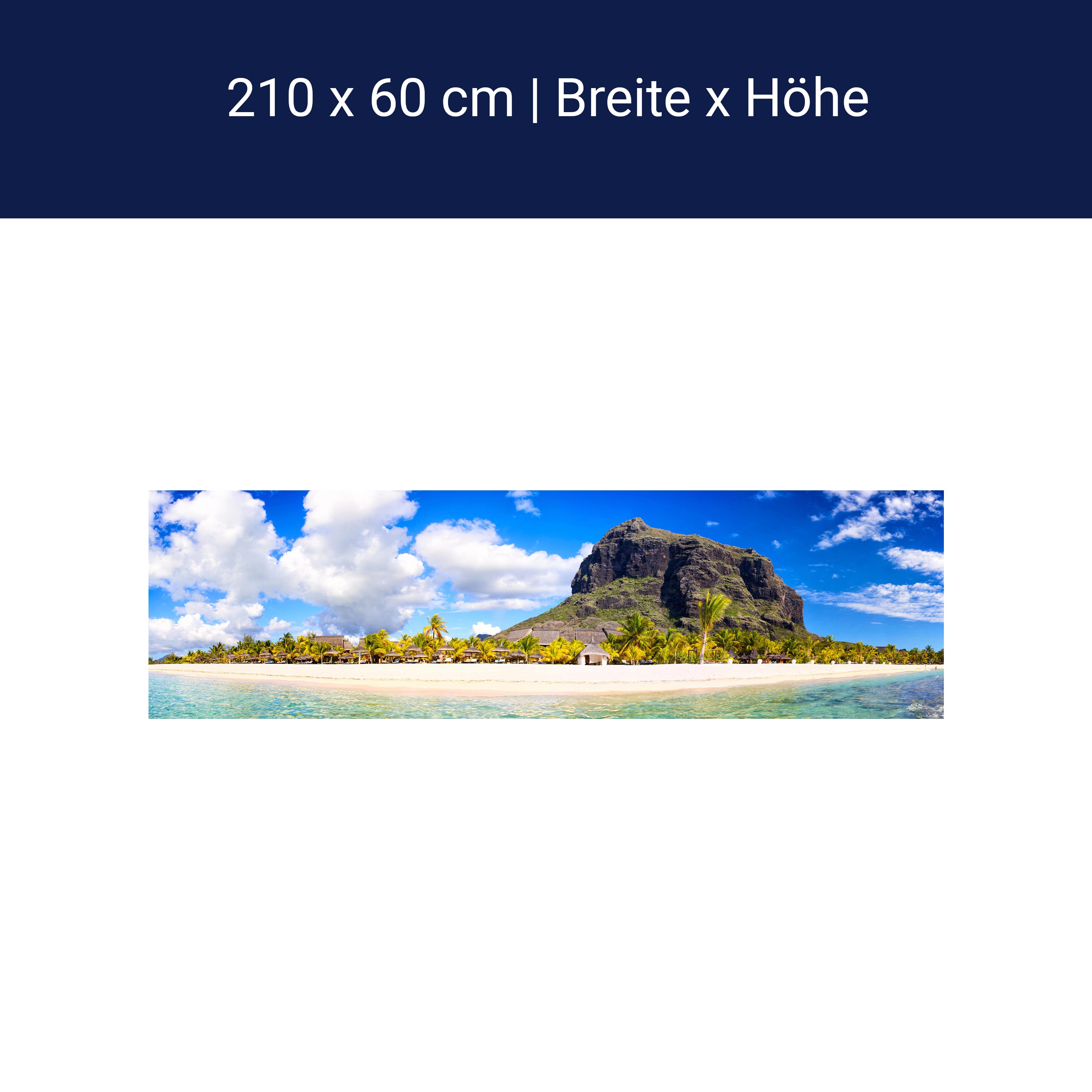 Küchenrückwand Le Morne Brabant, Mauritius M0897 Küchenrückwand Le Morne Brabant, Mauritius M0897