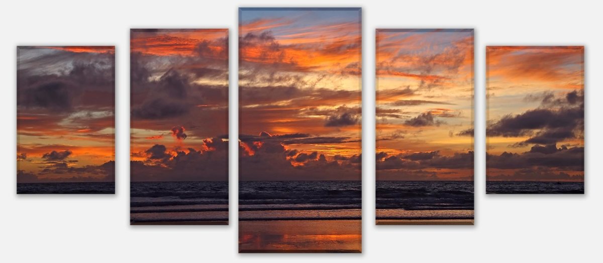 Leinwandbild Mehrteiler Sonnenuntergang am Strand in Bali M0907 entdecken - Bild 1 Leinwandbild Mehrteiler Sonnenuntergang am Strand in Bali M0907 entdecken - Bild 1