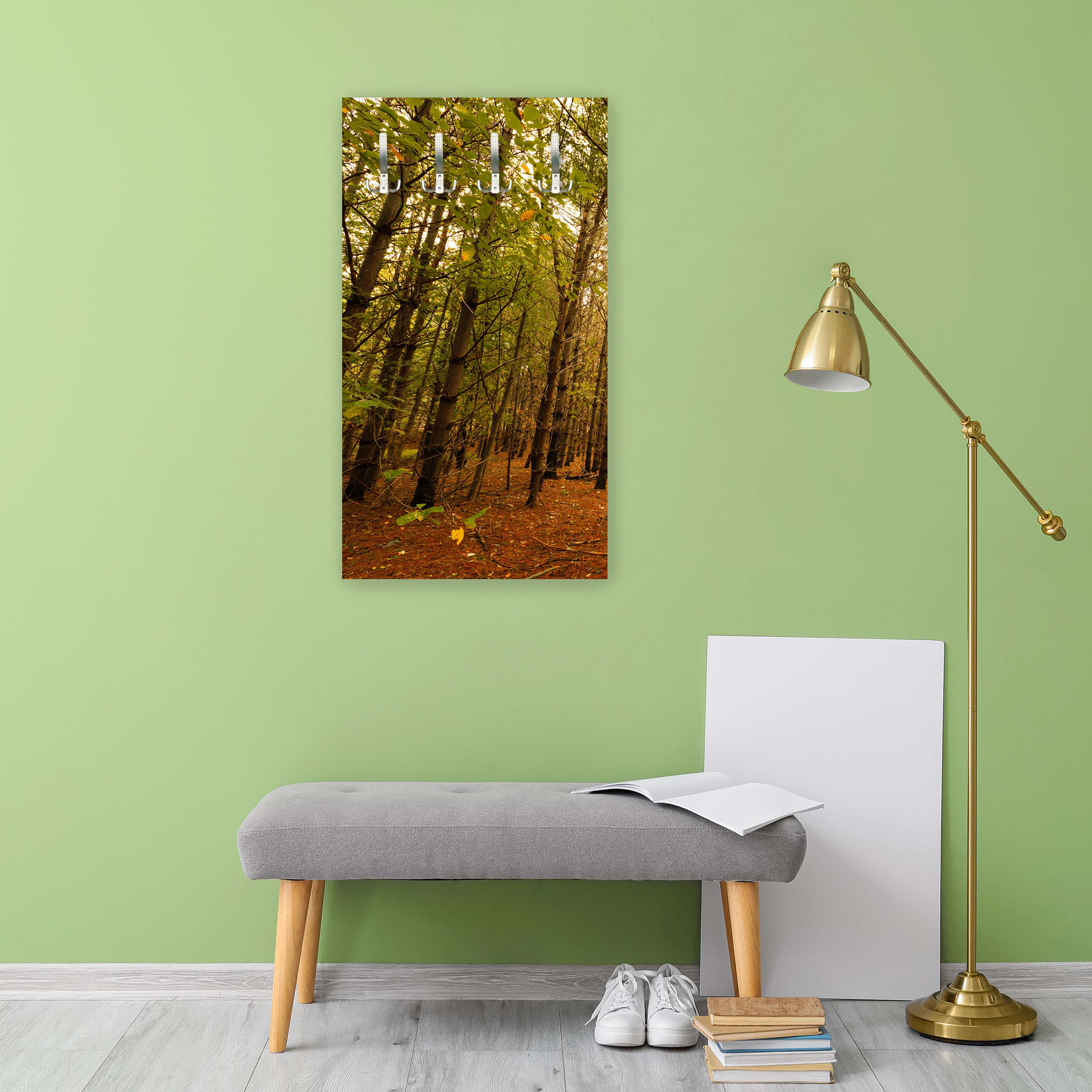 Garderobe Bunte Herbstlandschaft M0921 entdecken - Bild 2 Garderobe Bunte Herbstlandschaft M0921 entdecken - Bild 2