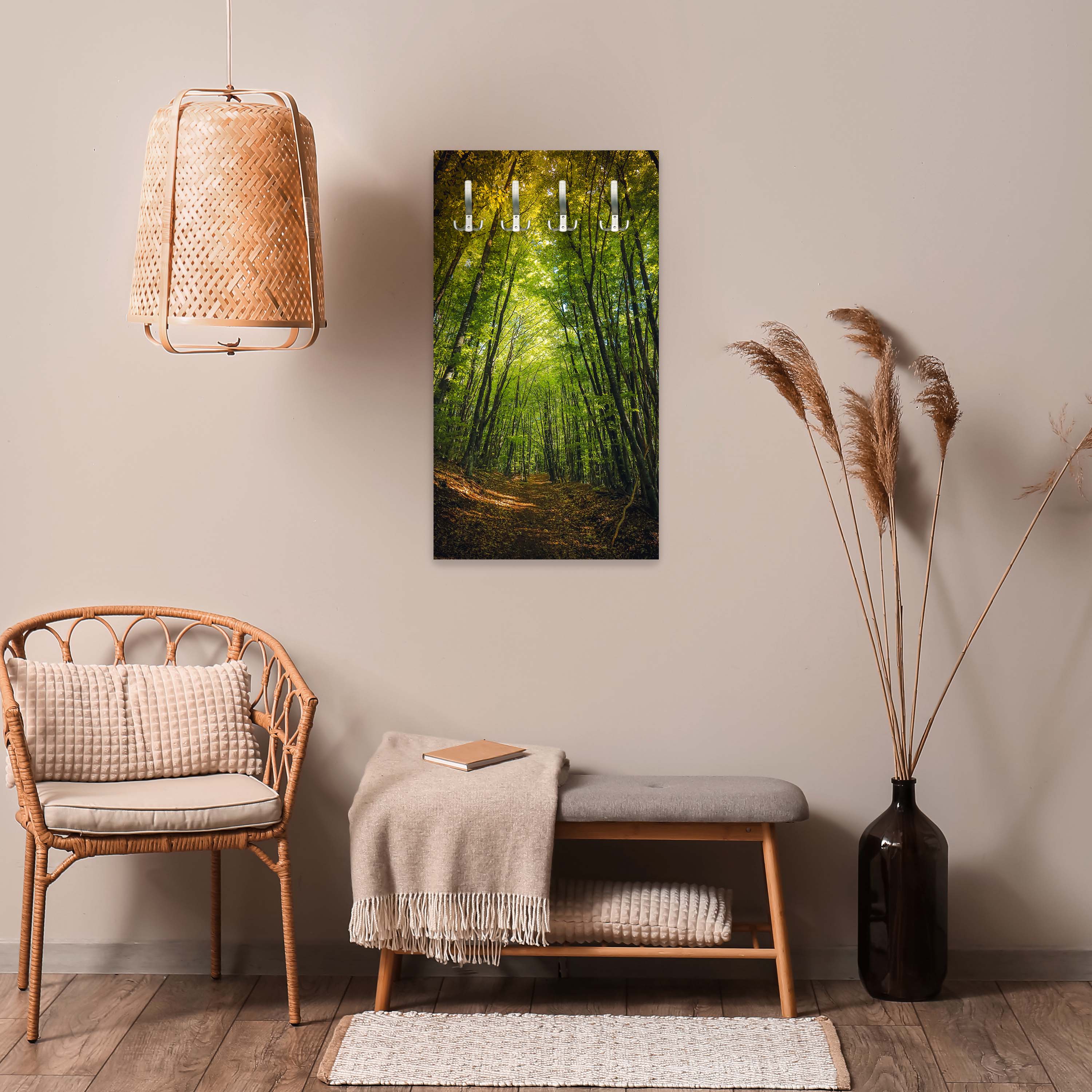 Garderobe Dunkler Weg im Wald M0923 entdecken - Bild 5 Garderobe Dunkler Weg im Wald M0923 entdecken - Bild 5