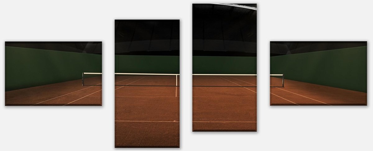Leinwandbild Mehrteiler Tennisplatz M0931 Leinwandbild Mehrteiler Tennisplatz M0931