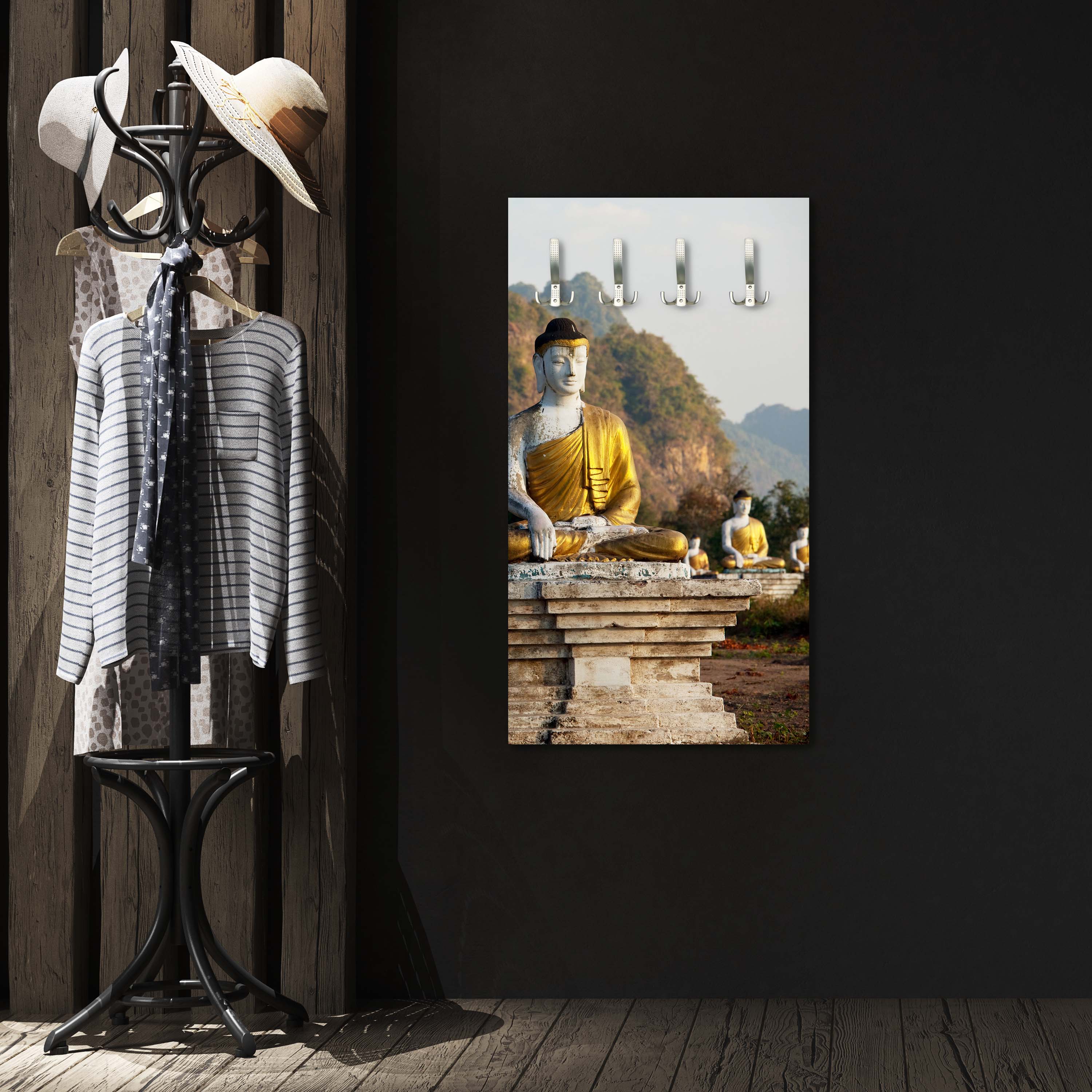 Garderobe Buddhas Statuen M0949 entdecken - Bild 6 Garderobe Buddhas Statuen M0949 entdecken - Bild 6