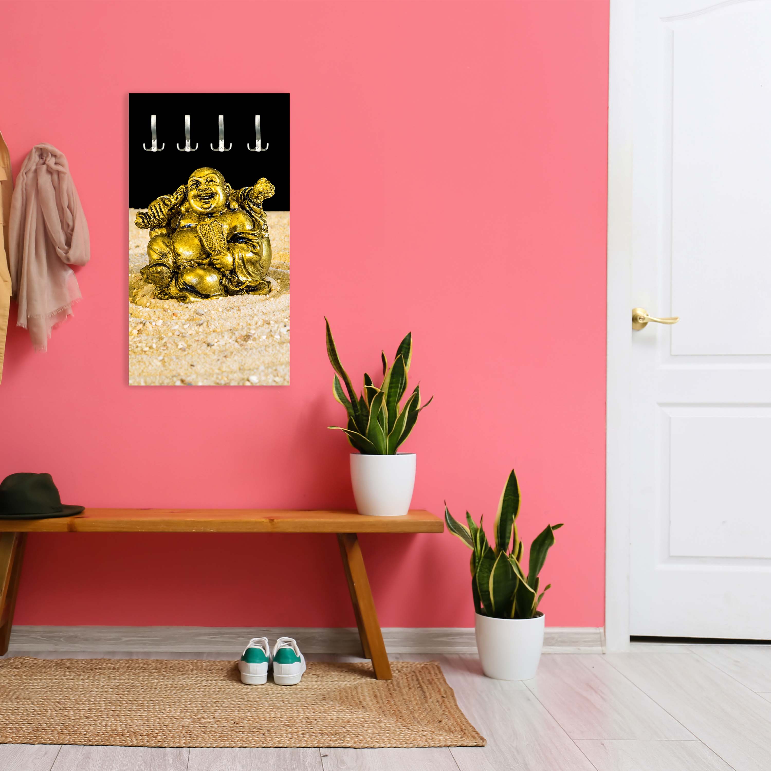 Garderobe Goldener Buddha im Zen-Kreis M0956 entdecken - Bild 6 Garderobe Goldener Buddha im Zen-Kreis M0956 entdecken - Bild 6