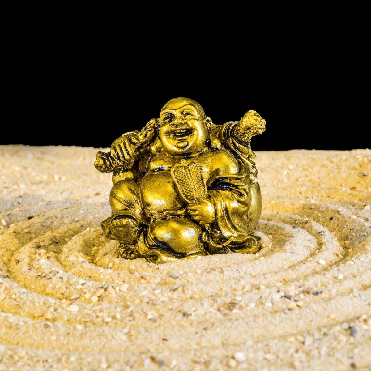 Beistelltisch Goldener Buddha im Zen-Kreis M0956 entdecken - Bild 2