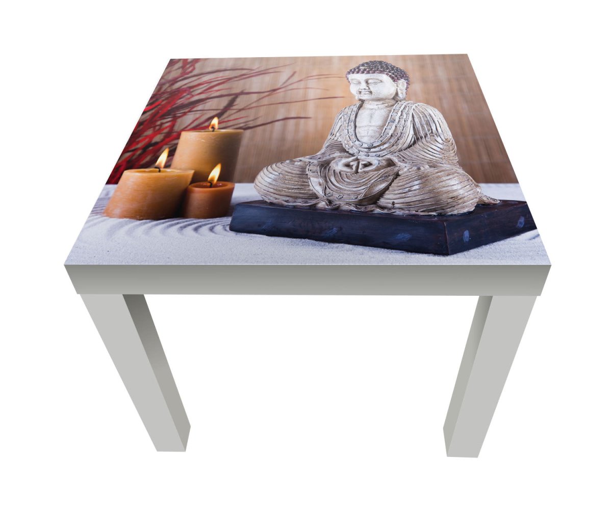 Beistelltisch Buddha-Statue und aromatische Kerzen M0969 entdecken - Bild 1