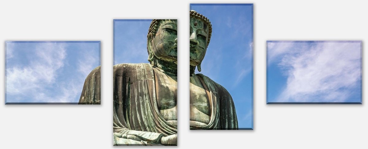 Leinwandbild Mehrteiler Der Große Buddha von Kamakura M0973