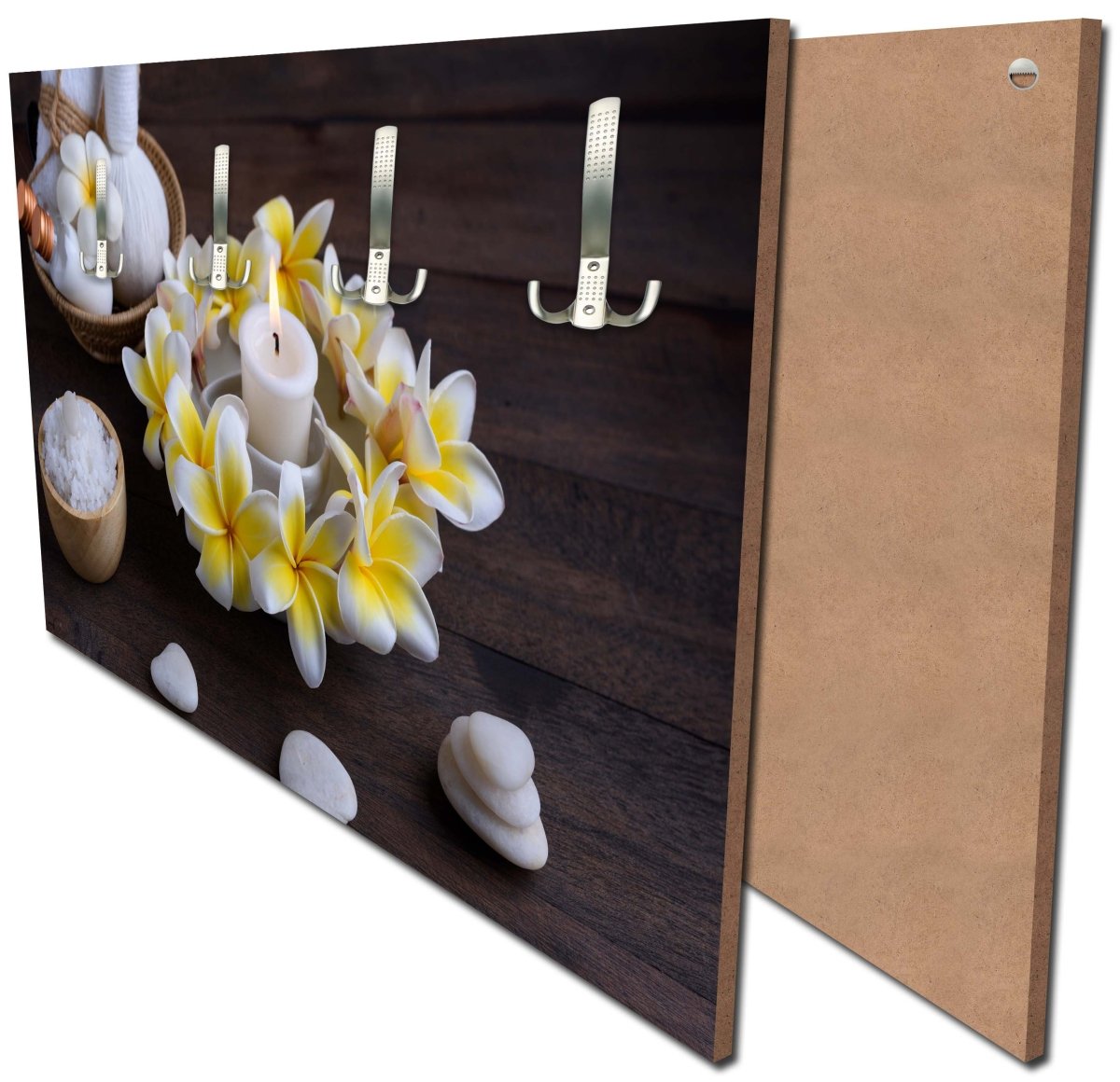 Garderobe Frangipani Blumen - Spa und Wellness M0977